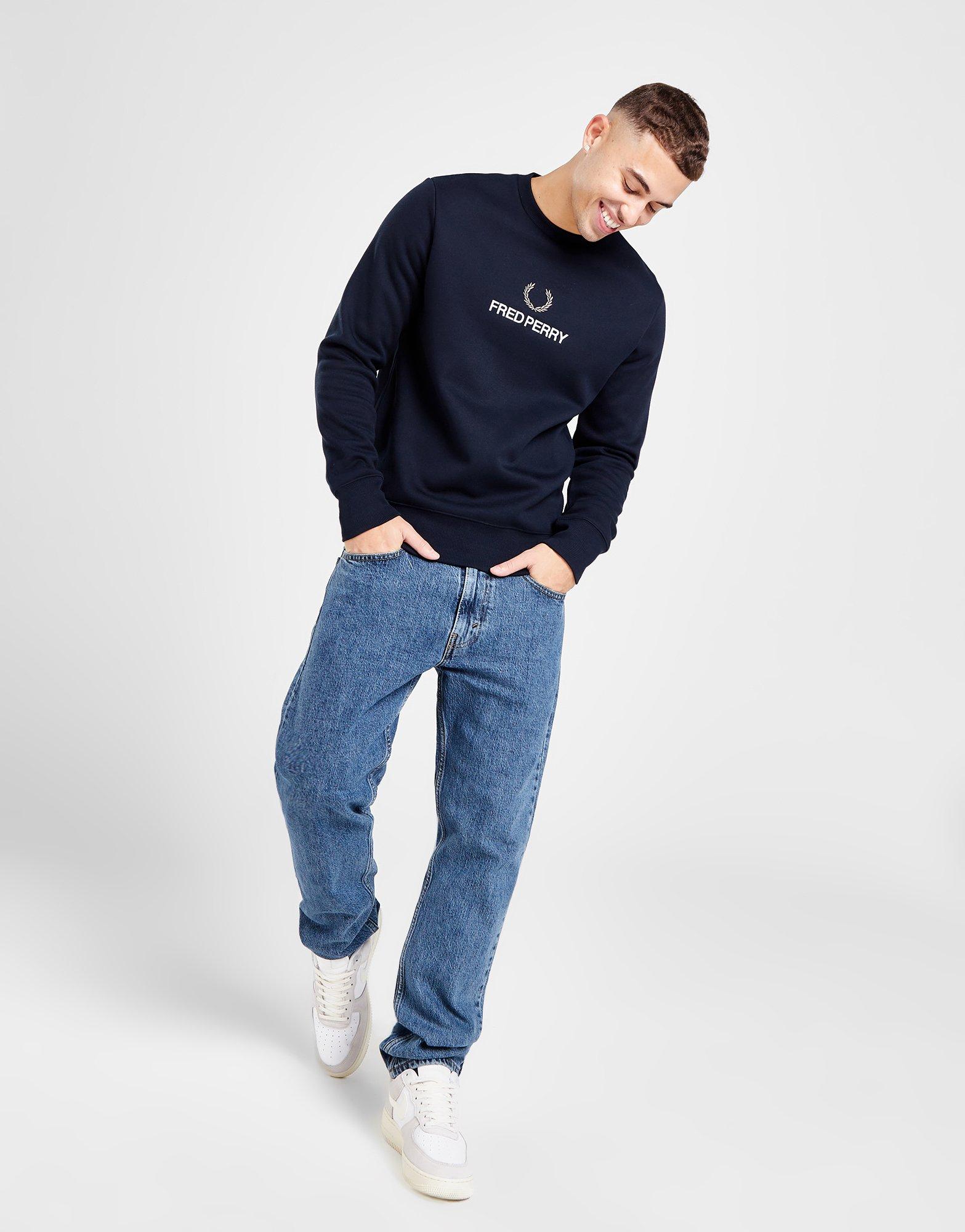 Fred Perry Global Stack Crew Sweatshirt