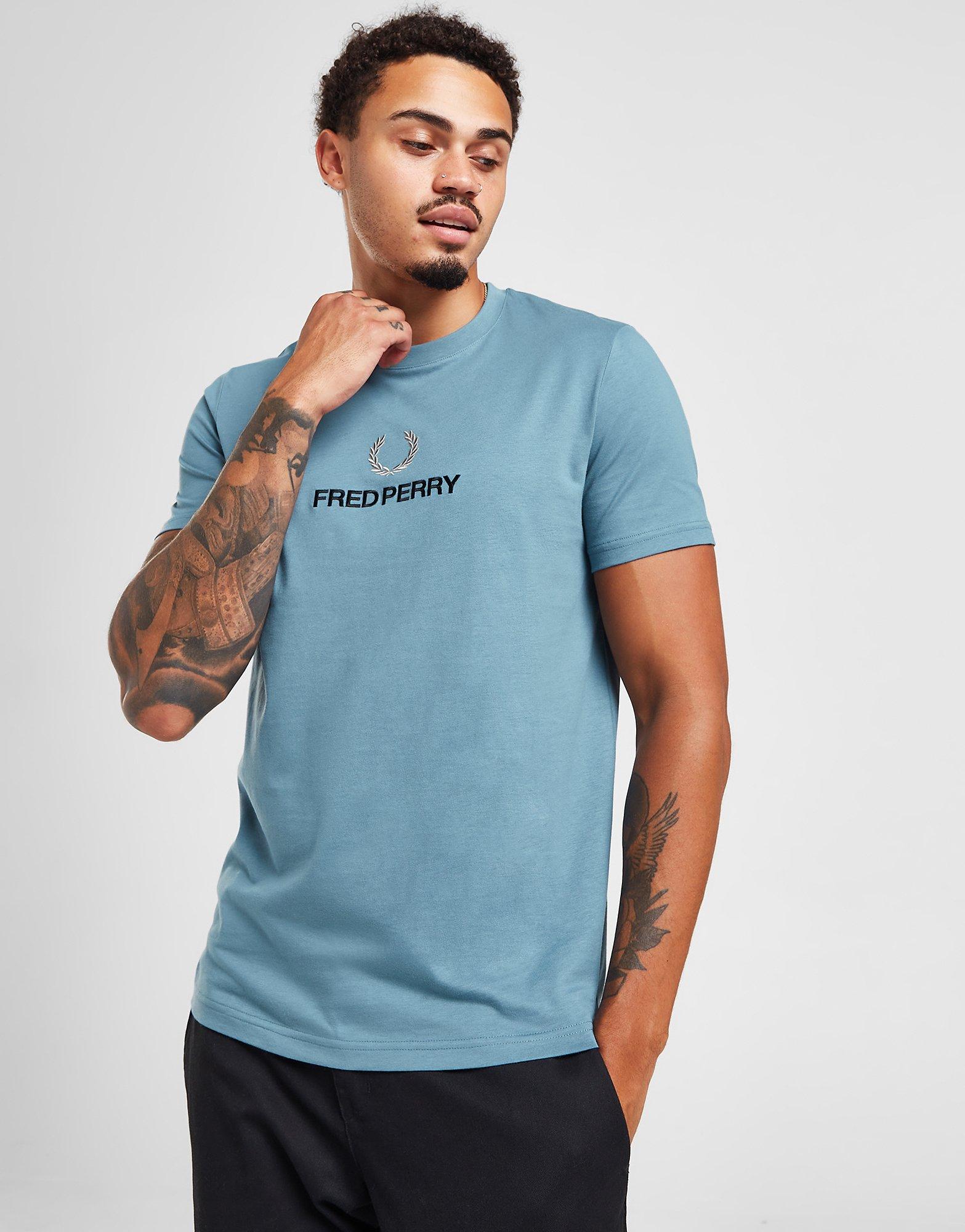 Fred Perry Global Stack Logo T-Shirt