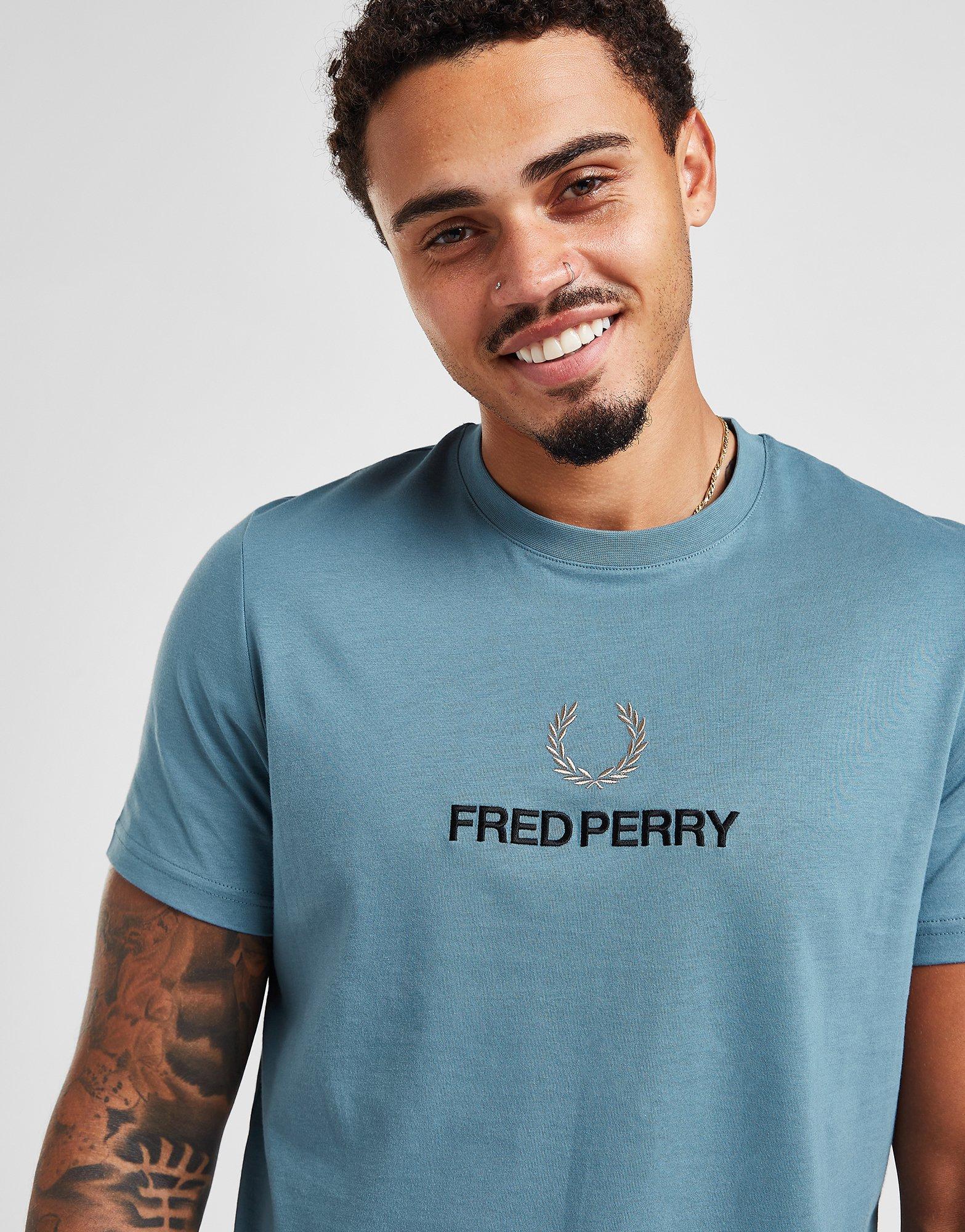 Fred Perry Global Stack Logo T-Shirt