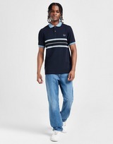 Fred Perry Polo Stripe Panel Homme