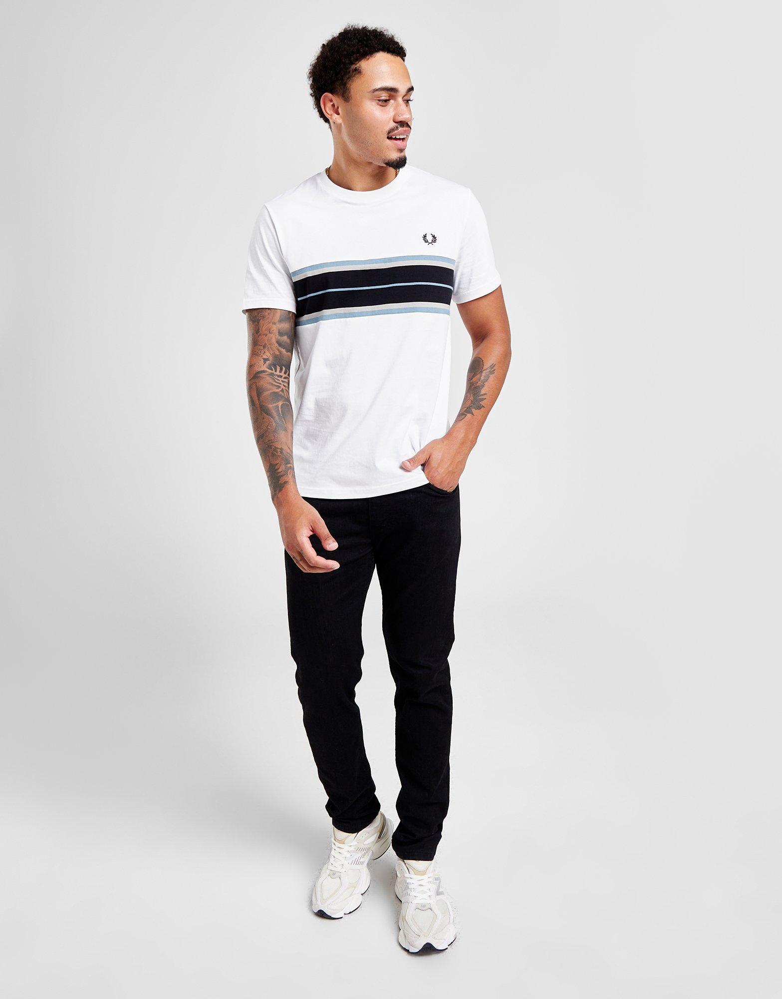 fred perry panel t shirt