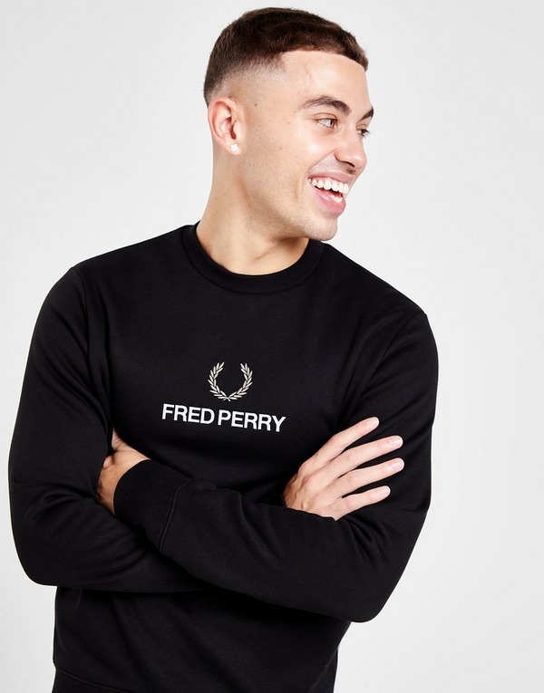 Fred Perry Global Stack Crew Sweatshirt