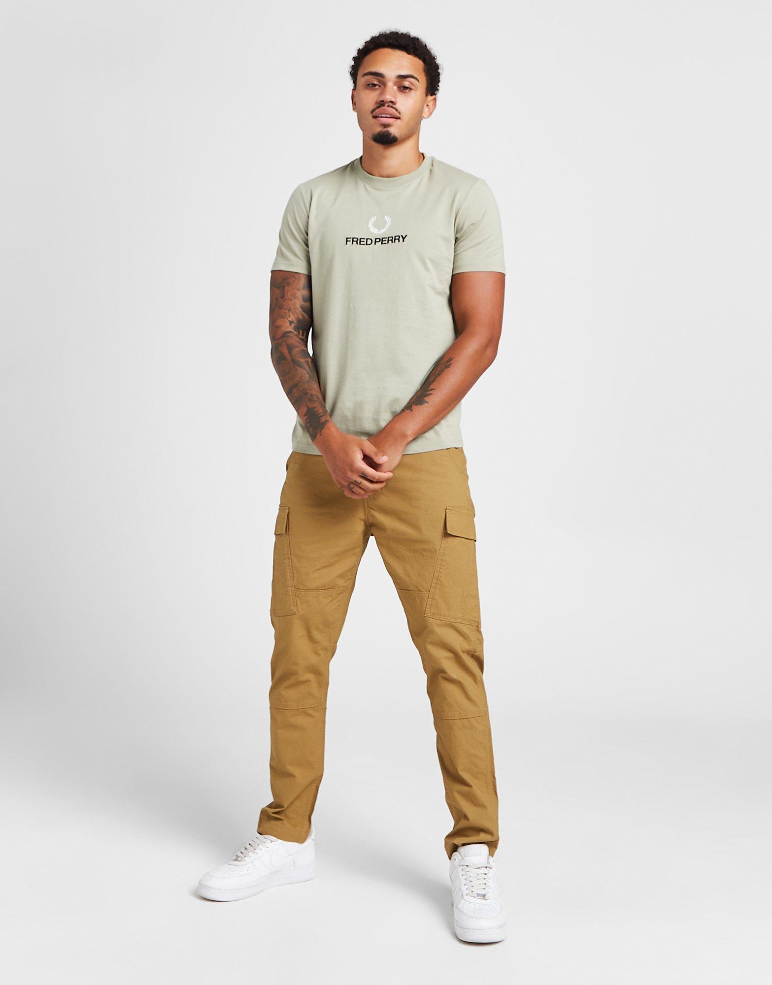 Fred Perry Global Stack Logo T-Shirt