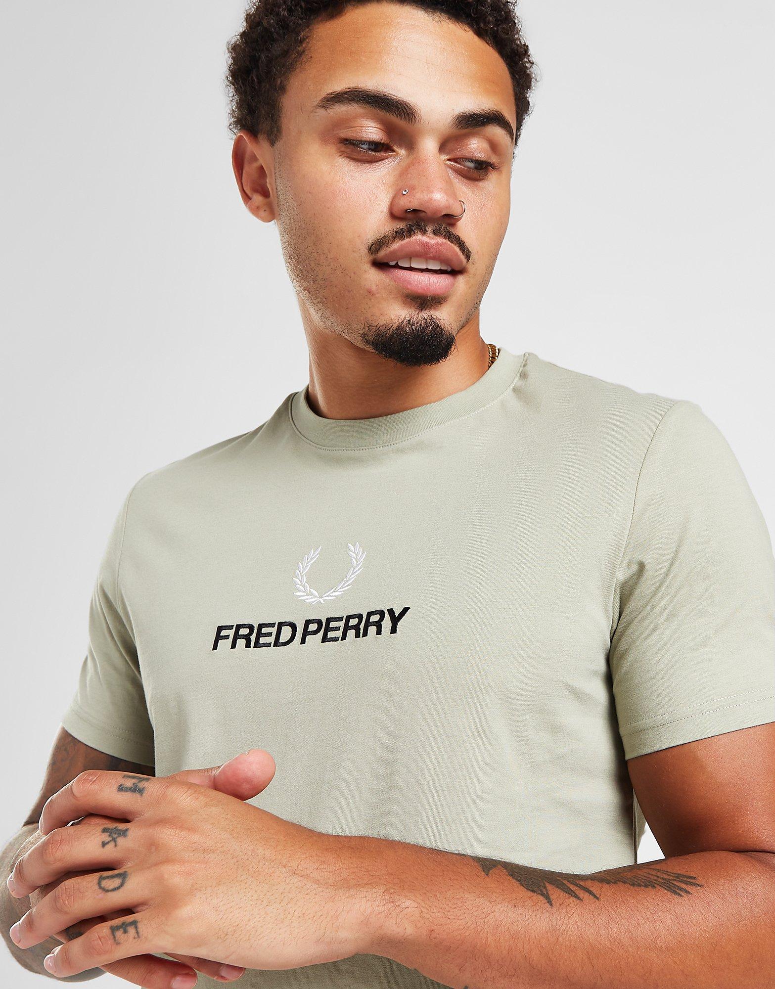 Fred Perry Global Stack Logo T-Shirt