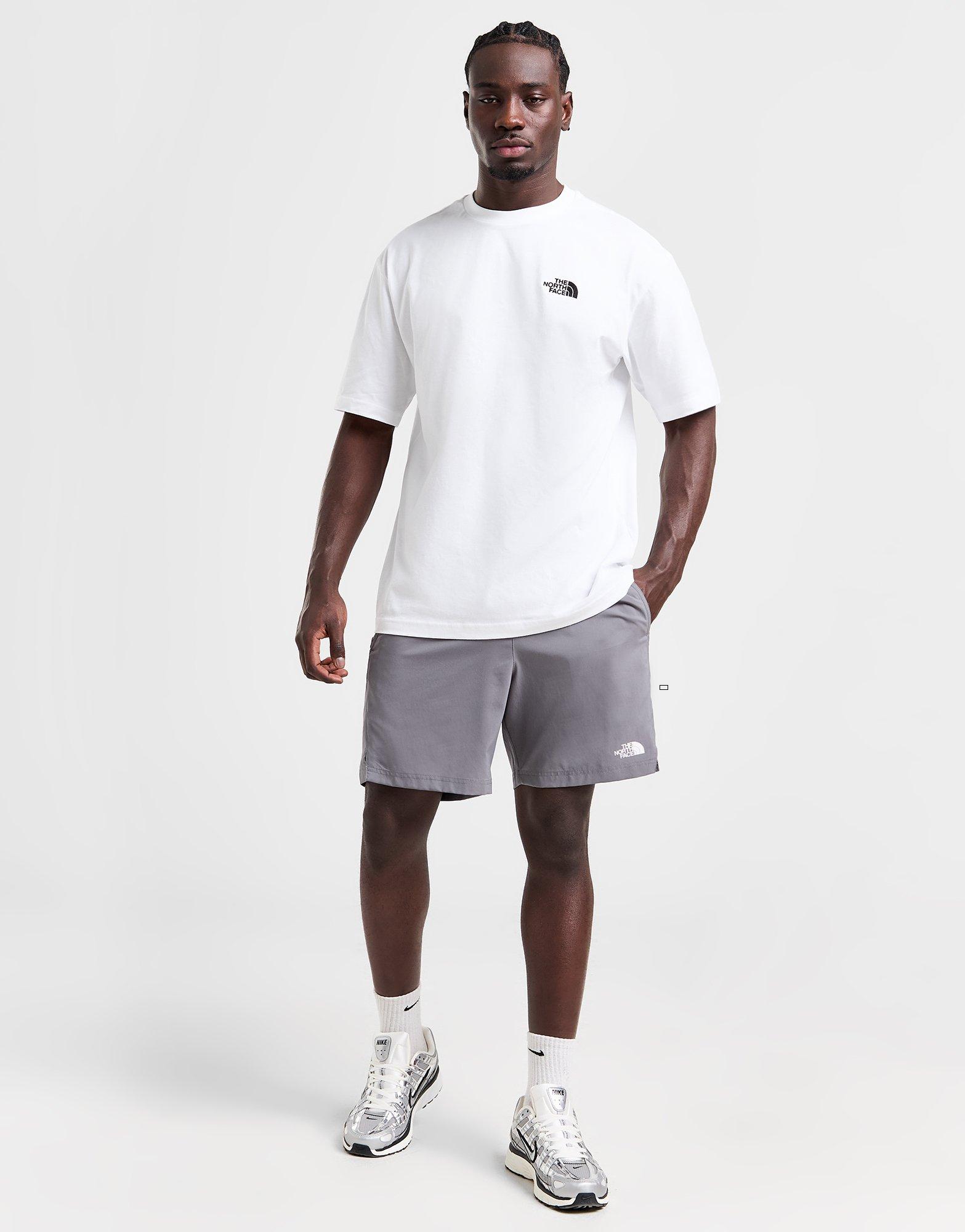 Mens grey north face shorts online