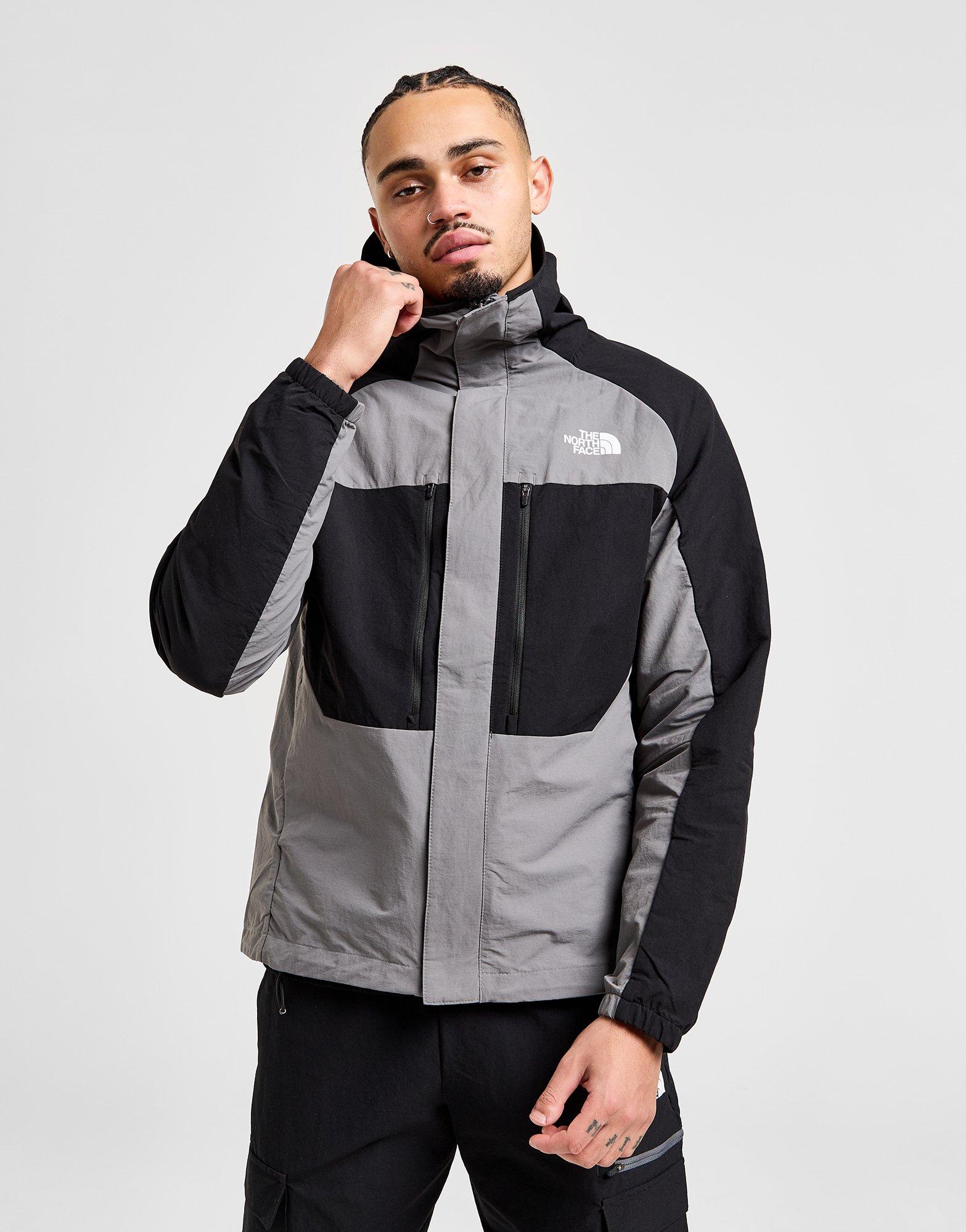 North face shop windbreaker grey