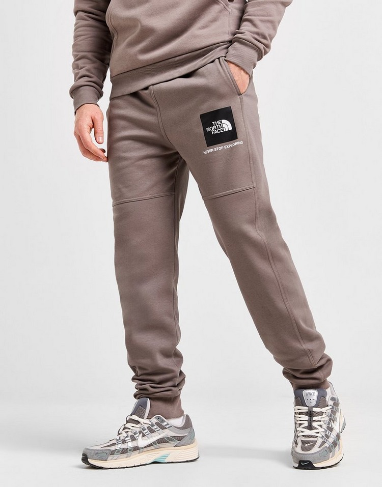 Brown The North Face Fine Box Joggers | JD Sports UK