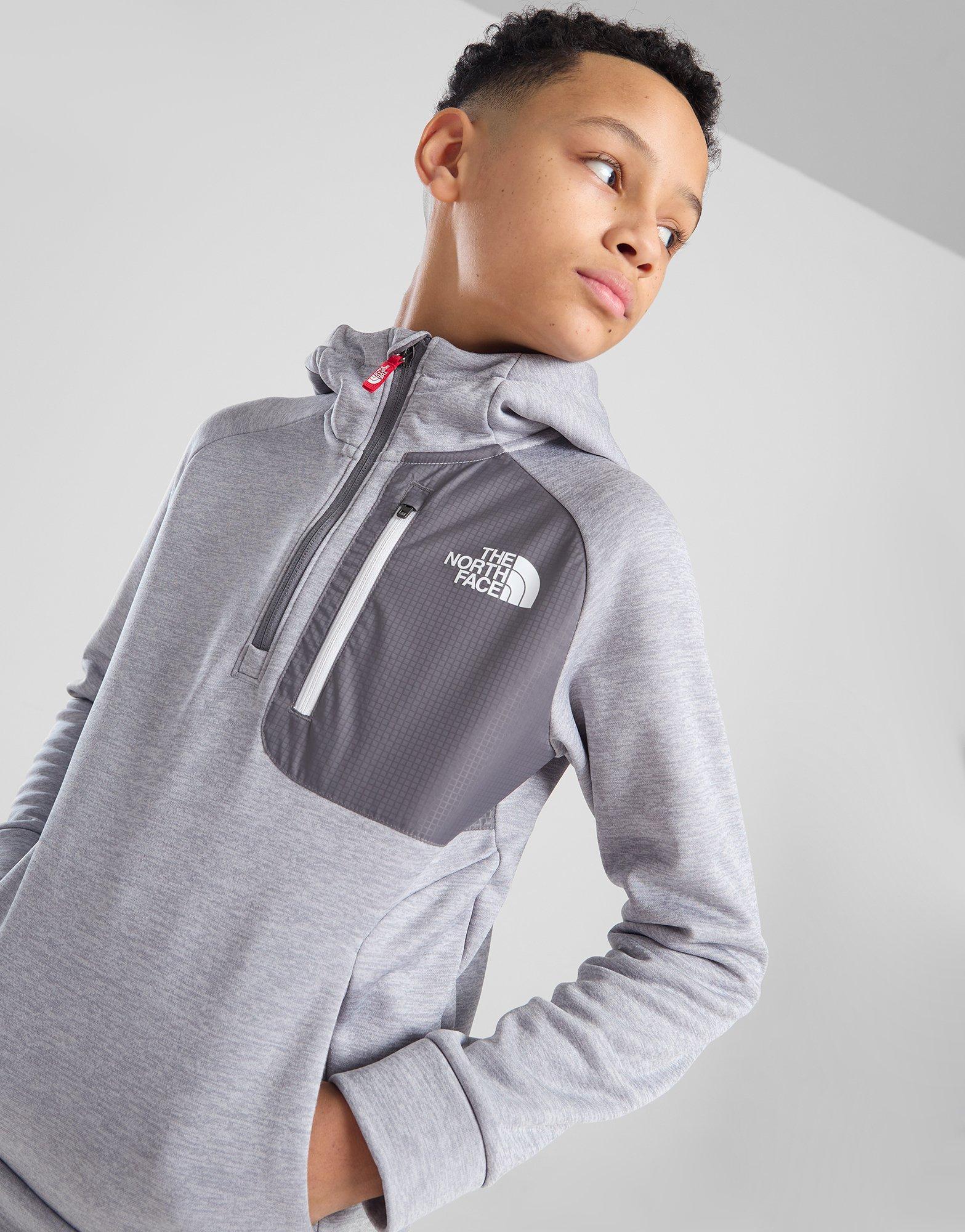 North face hoodie half on sale zip