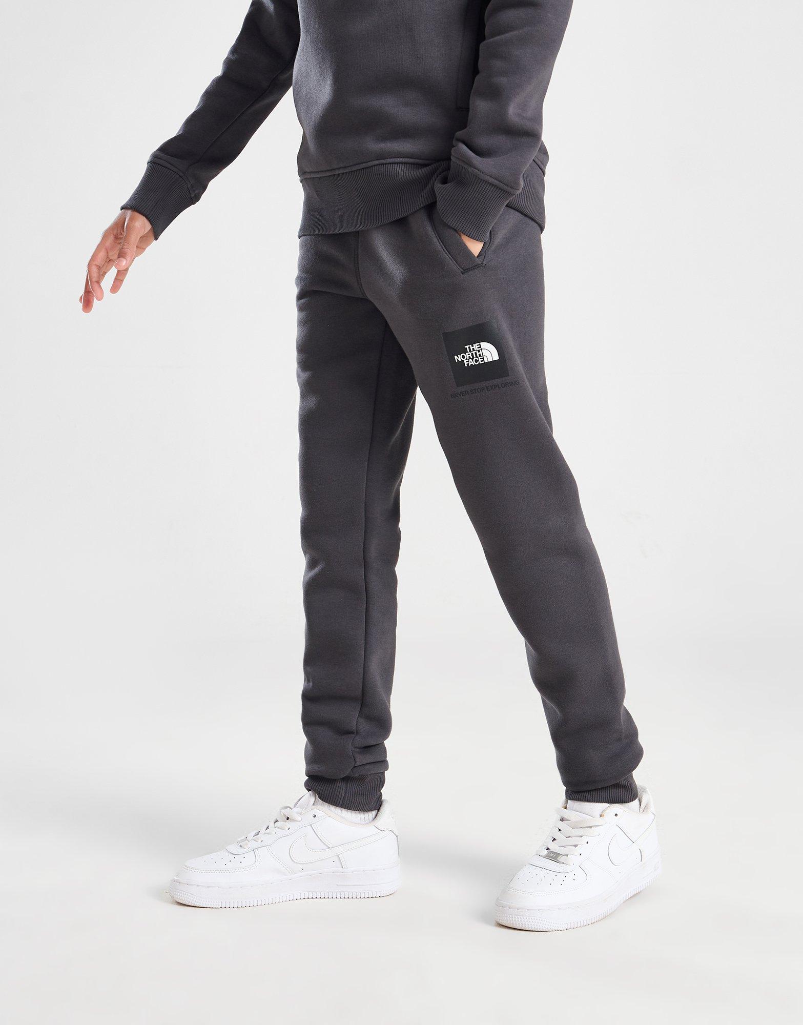 Grey north store face joggers junior