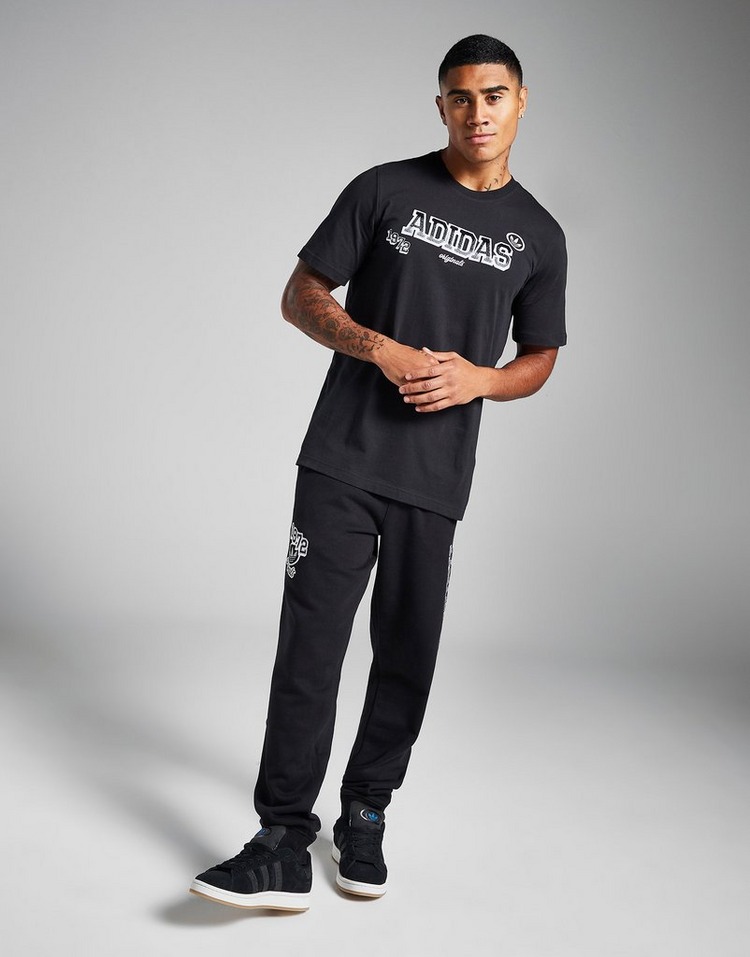 Black adidas Originals Gradient T-Shirt | JD Sports UK