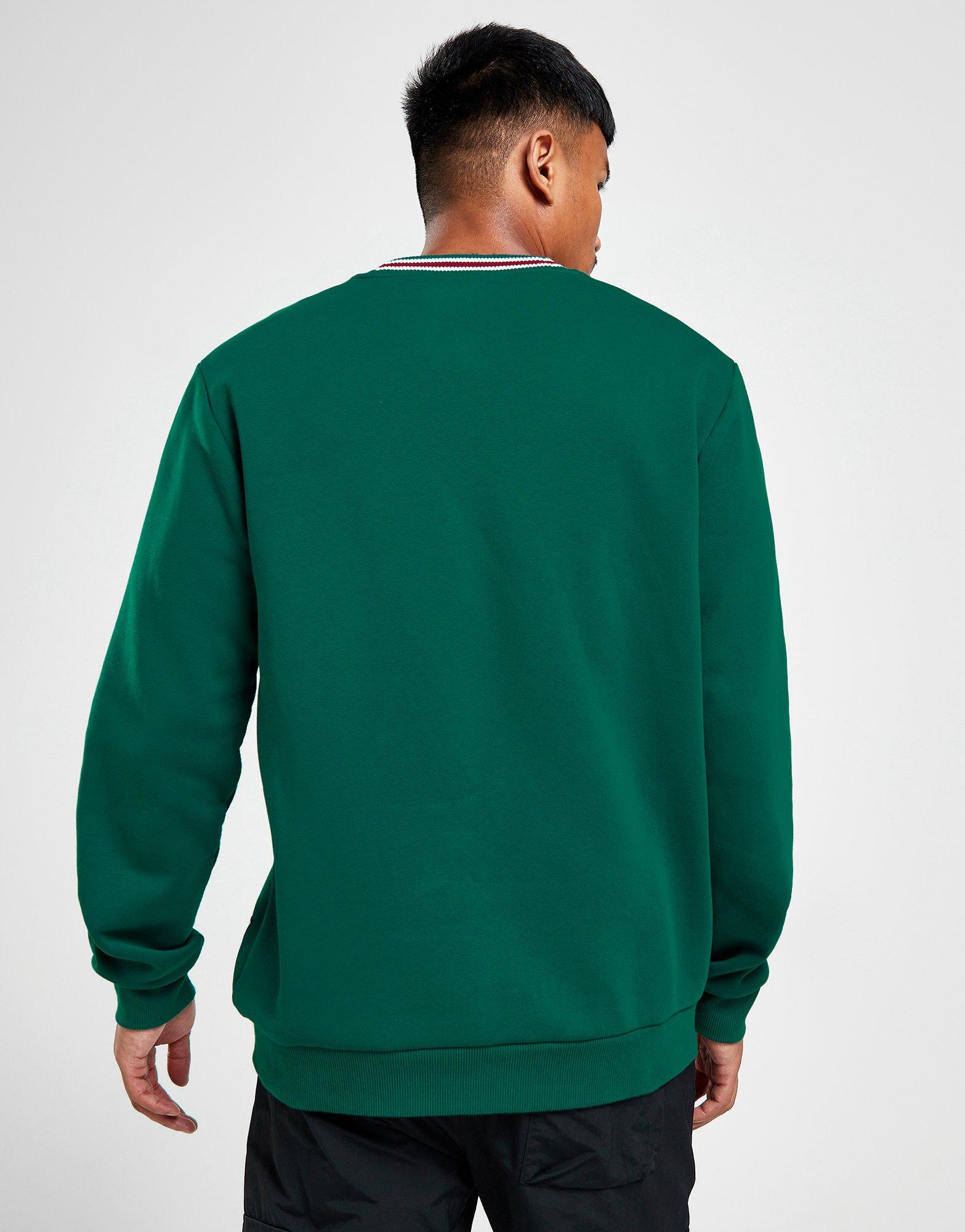 Green adidas Originals Collegiate Sports - JD Crew Global Sweatshirt