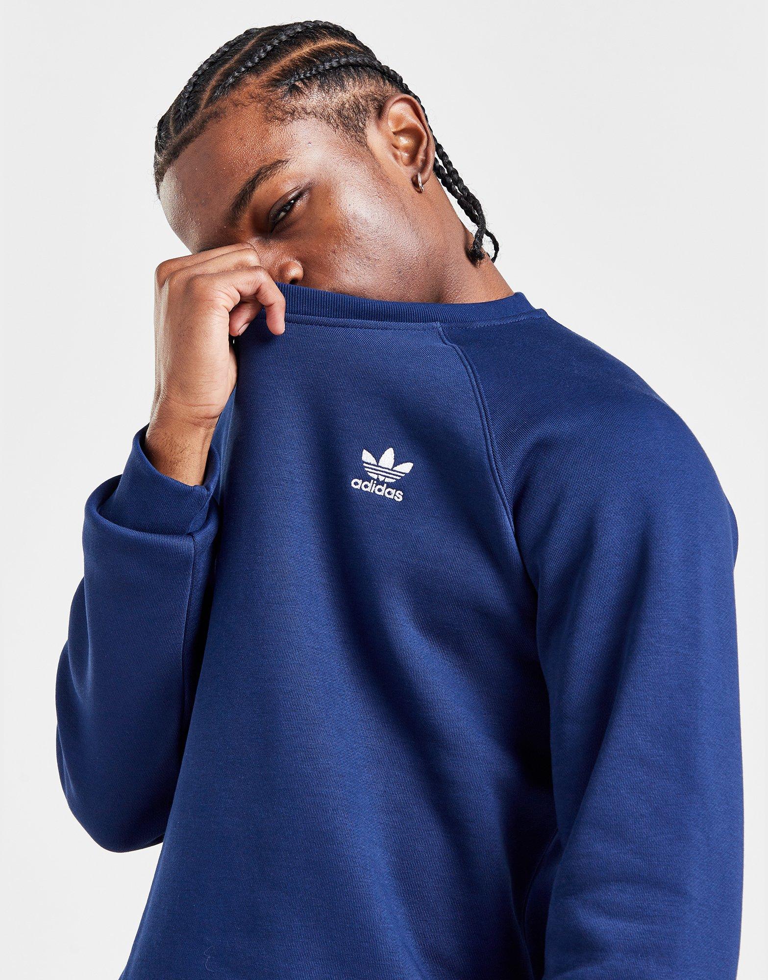 Navy adidas shop sweatshirt