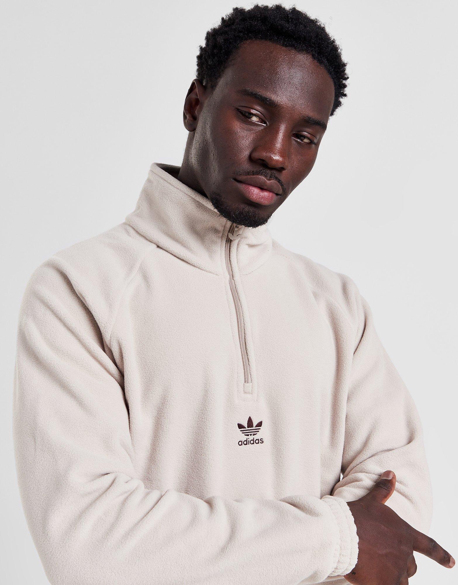 Adidas originals shop half zip sweatshirt