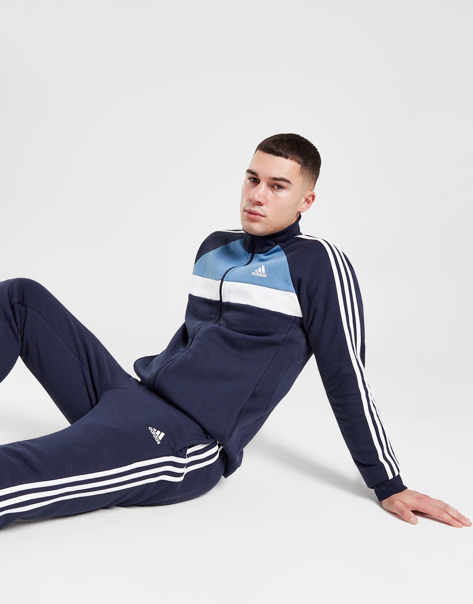 Navy adidas Tracksuit Herr JD Sports Sveirge