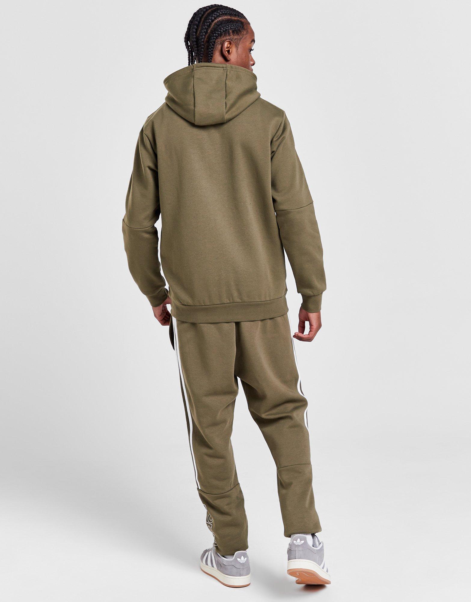 Adidas originals khaki on sale tracksuit