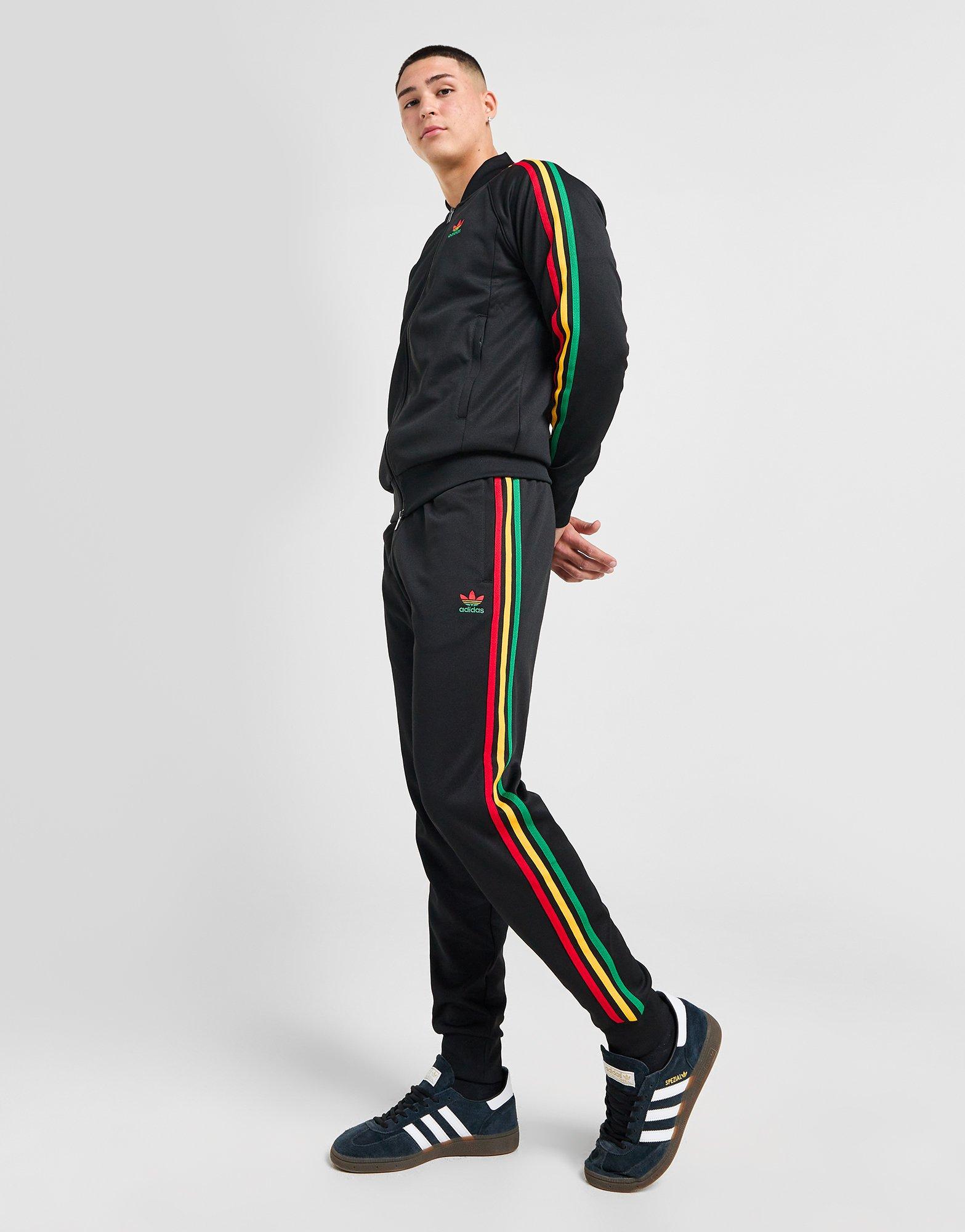 Black adidas Originals 3-Stripes Poly Track Pants - JD Sports Global