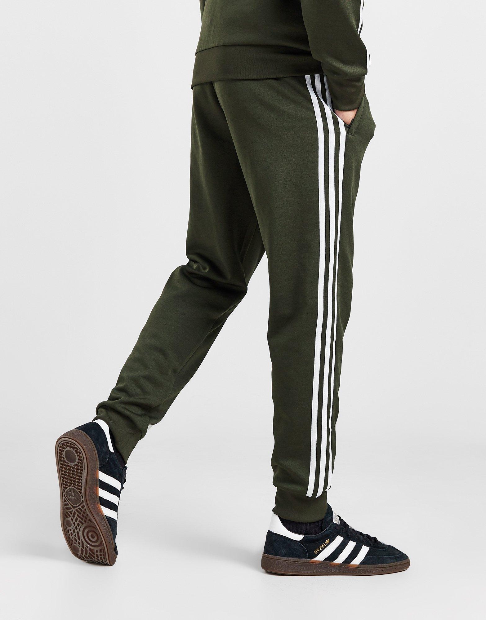 Green adidas Originals SST Track Pants