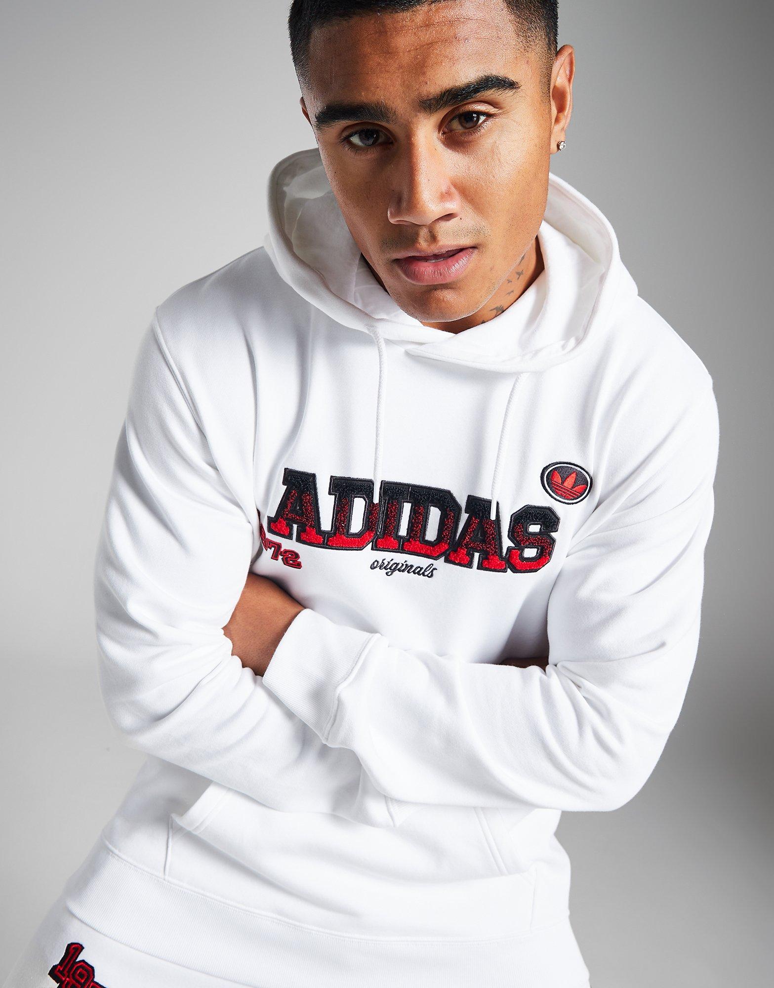 adidas Originals Sweat Collegiate Homme Blanc- JD Sports France