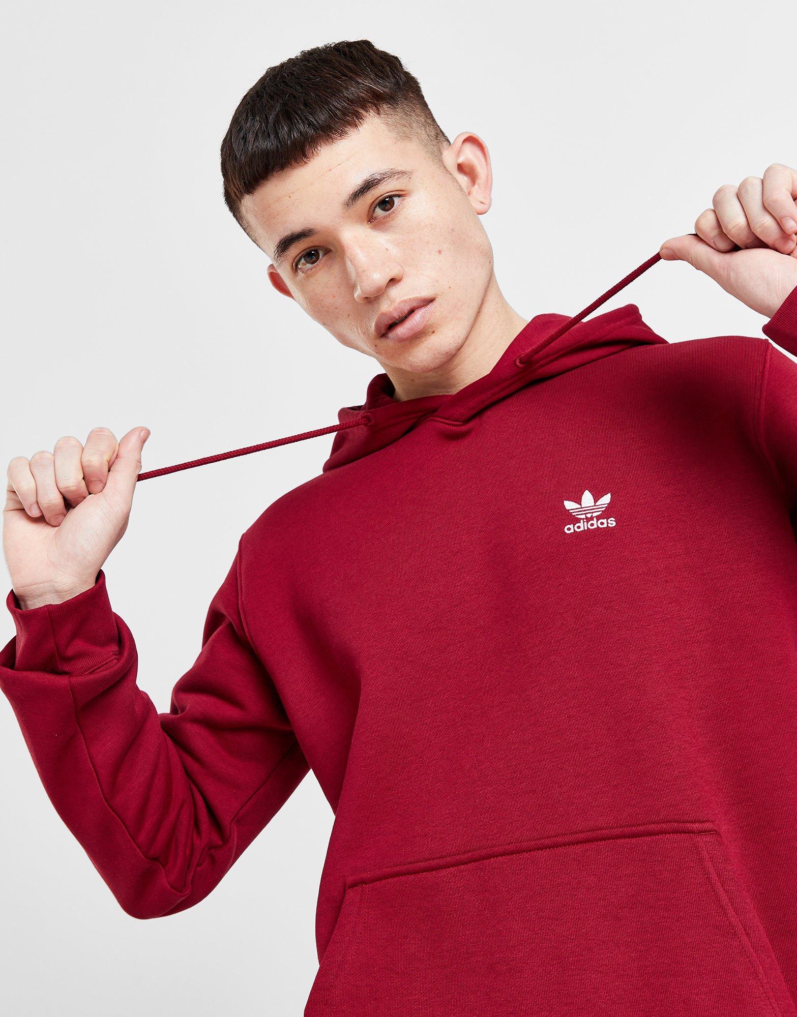 Adidas originals authentic hoodie red best sale