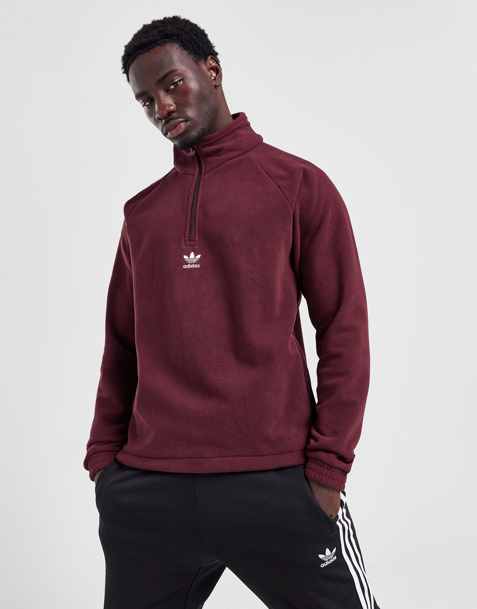 Adidas originals polar discount half zip fleece