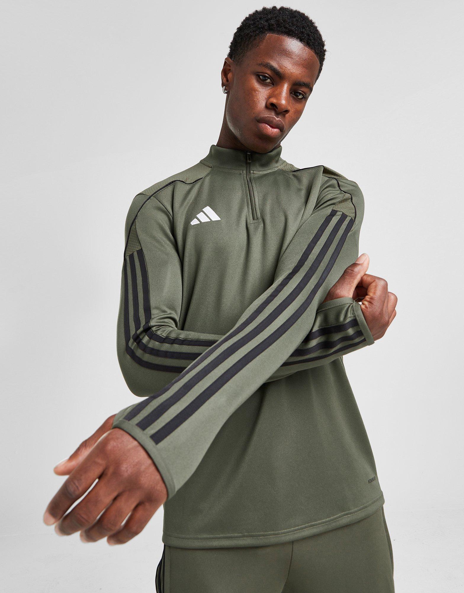 Shop adidas Performance Mens Tiro Pants Olive Strata / Black