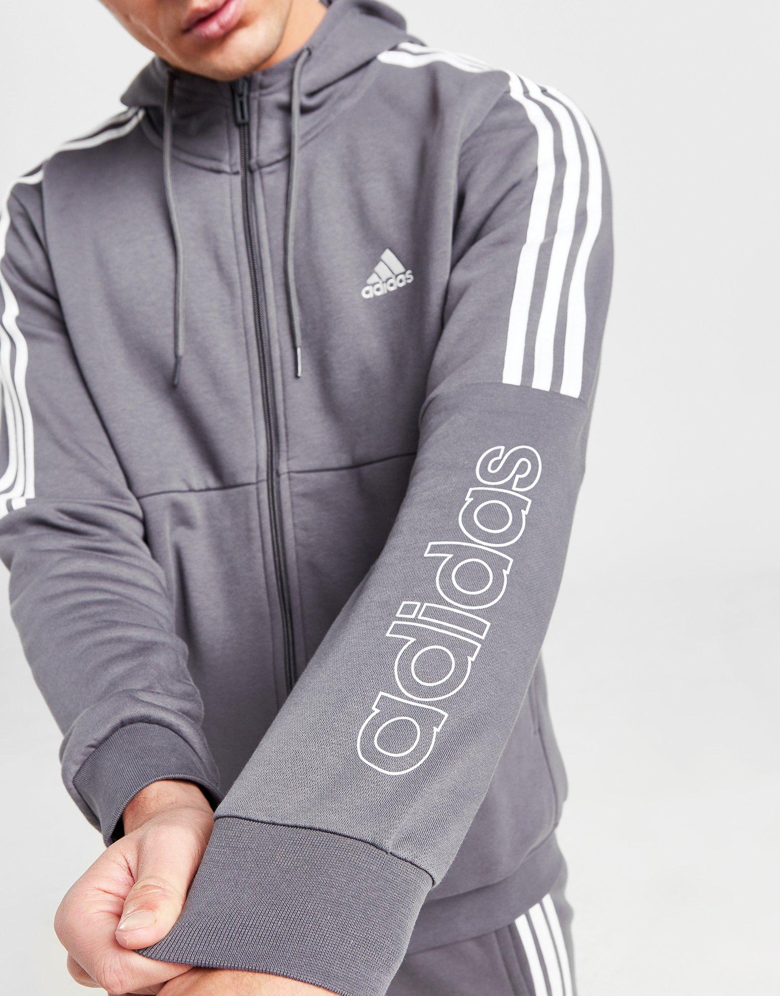 Grey adidas Badge of Sport Linear Logo Track Pants - JD Sports Global