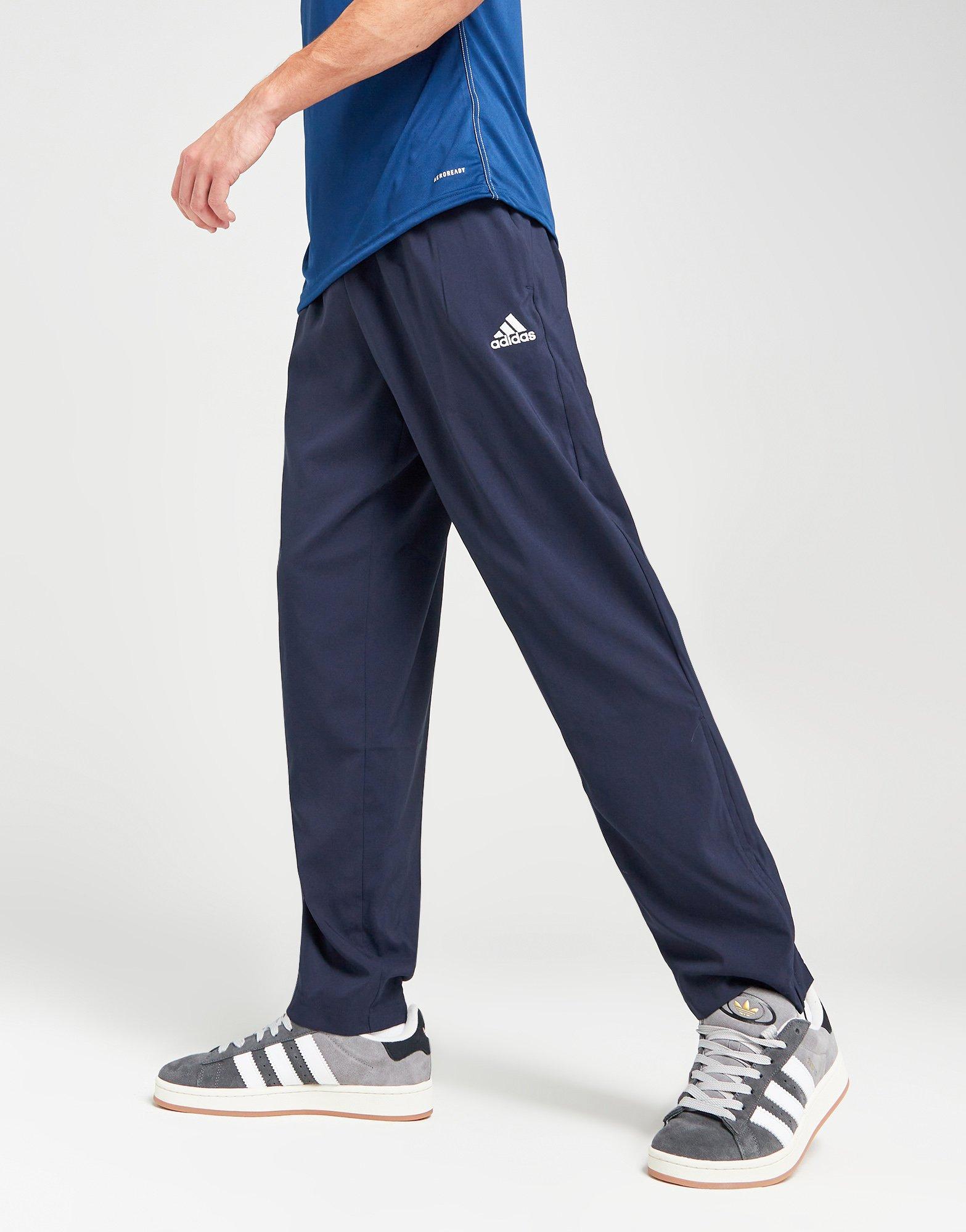  adidas Men's Essentials Fleece Open Hem 3-Stripes Pants, Legend  Ink, XX-Large : Clothing, Shoes & Jewelry