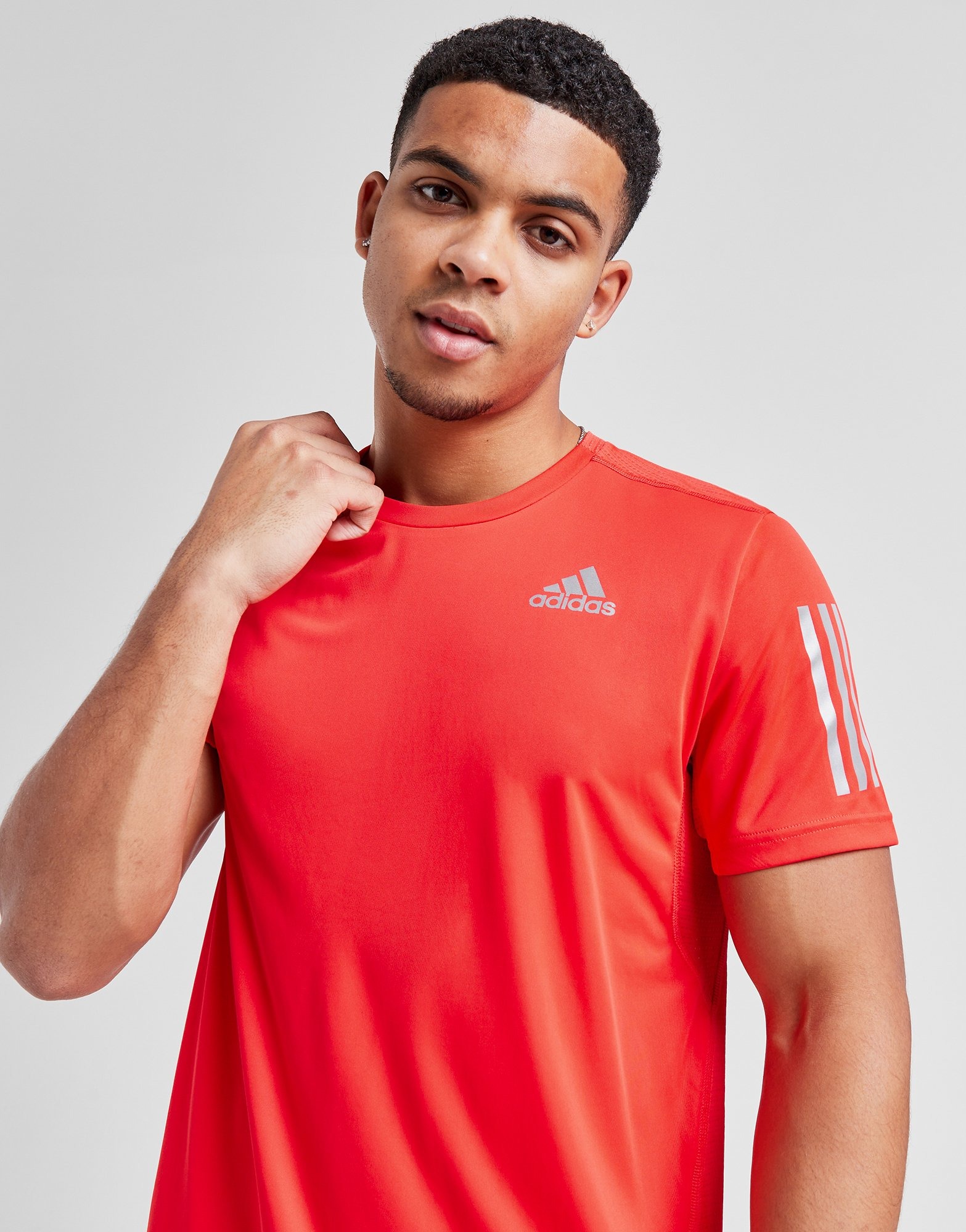 Red adidas Own The Run TShirt JD Sports NZ