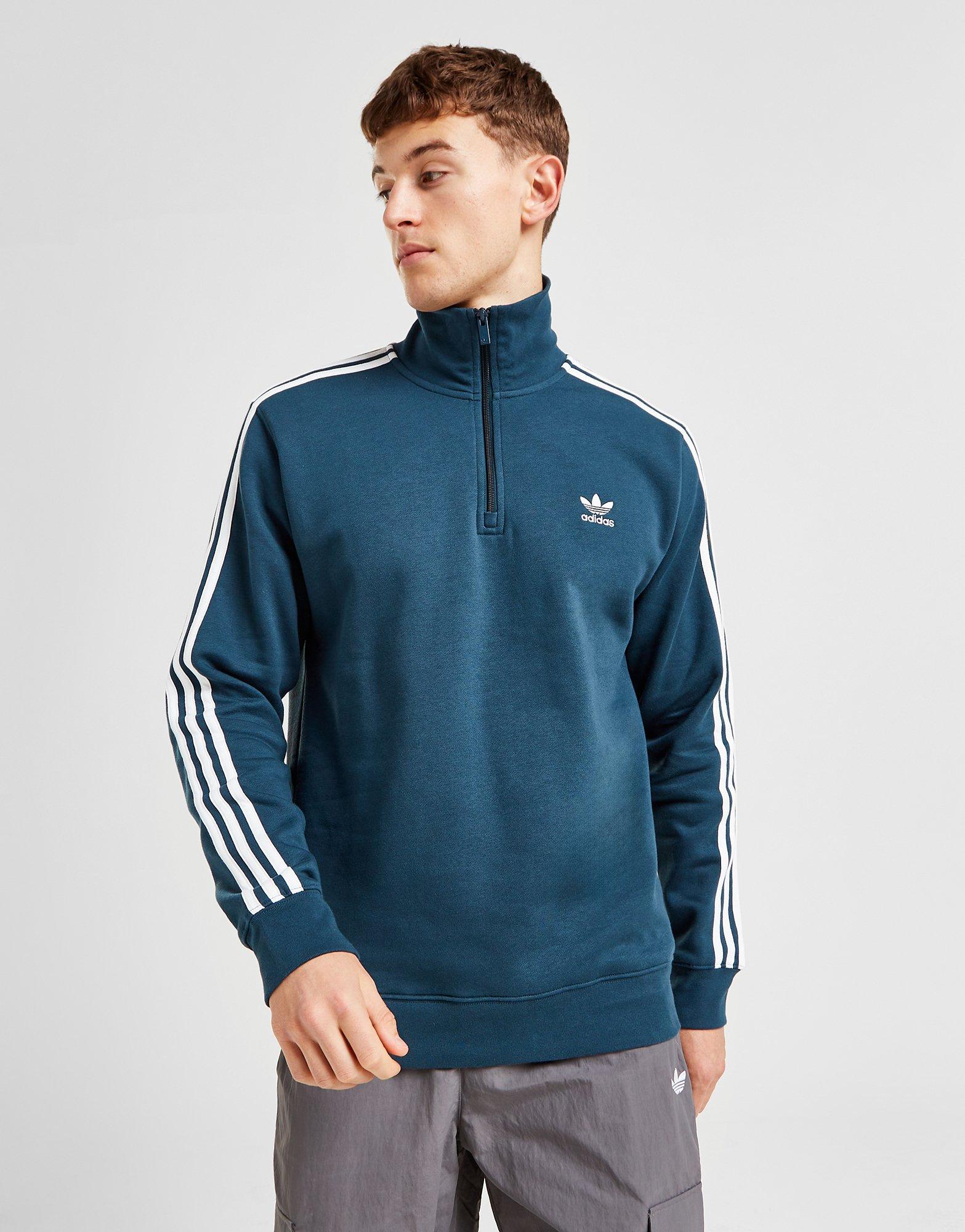 Turquoise hot sale adidas sweatshirt