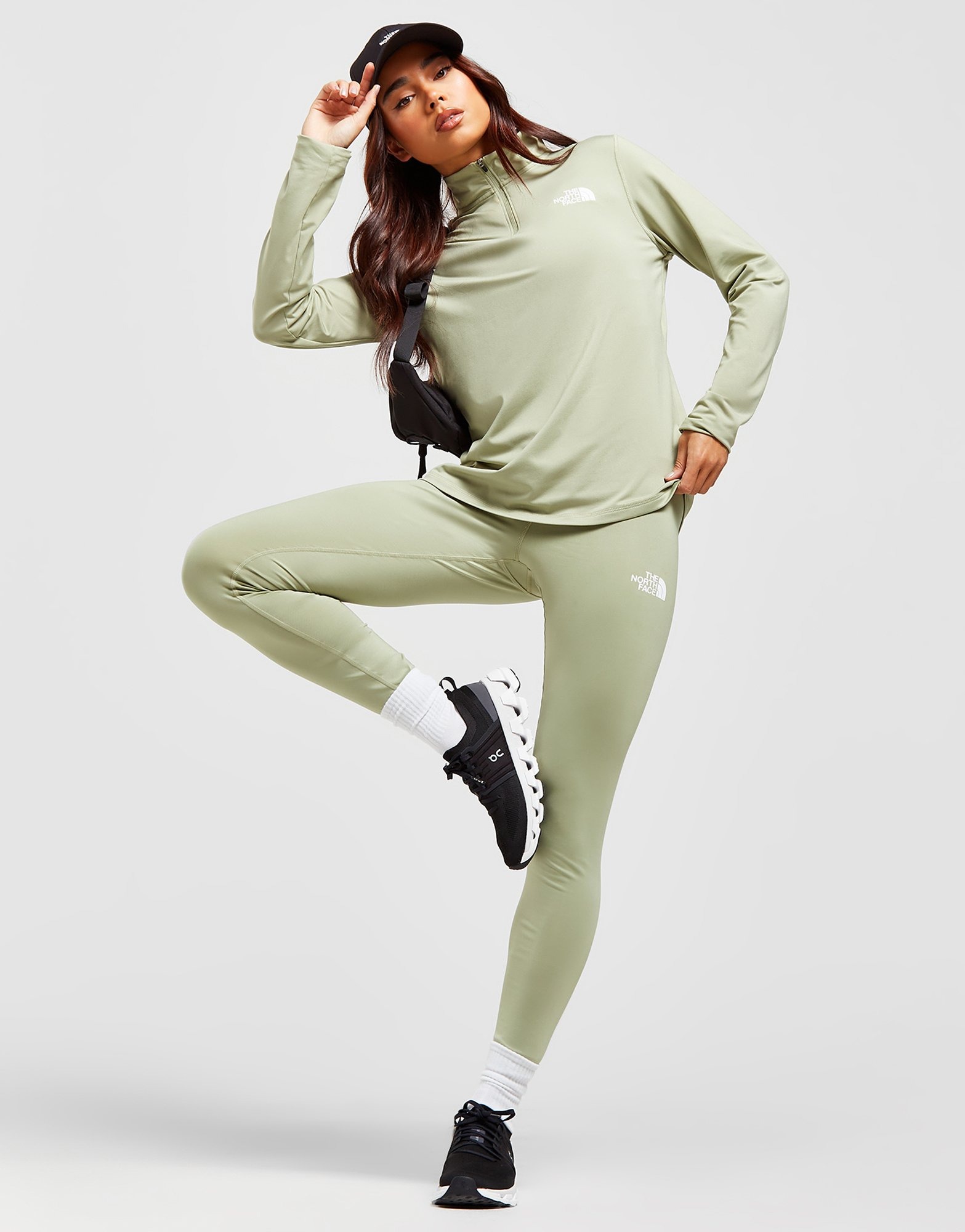 Green The North Face Outline Tights | JD Sports Malaysia