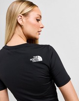 The North Face T-shirt court Outline Logo Slim Femme