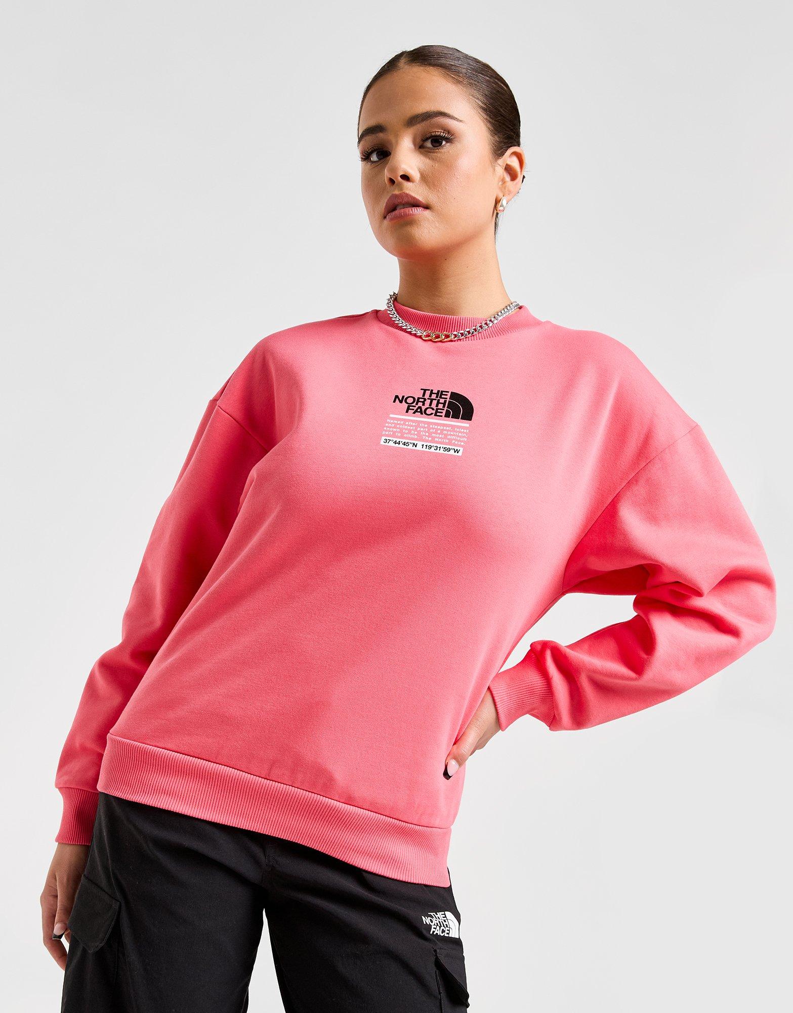 North face crew neck sweatshirt womens hot sale