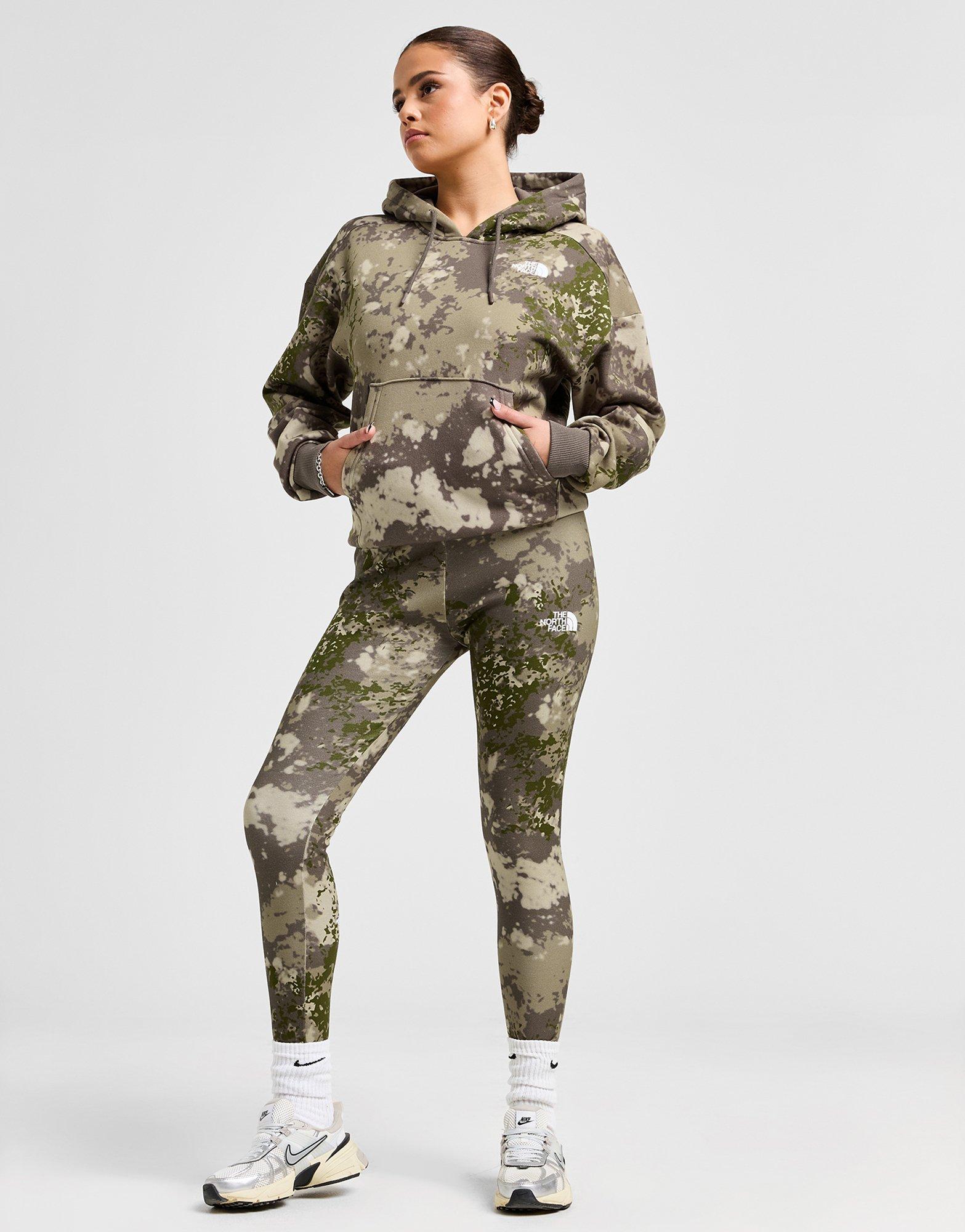 North face camo clearance sweatshirt