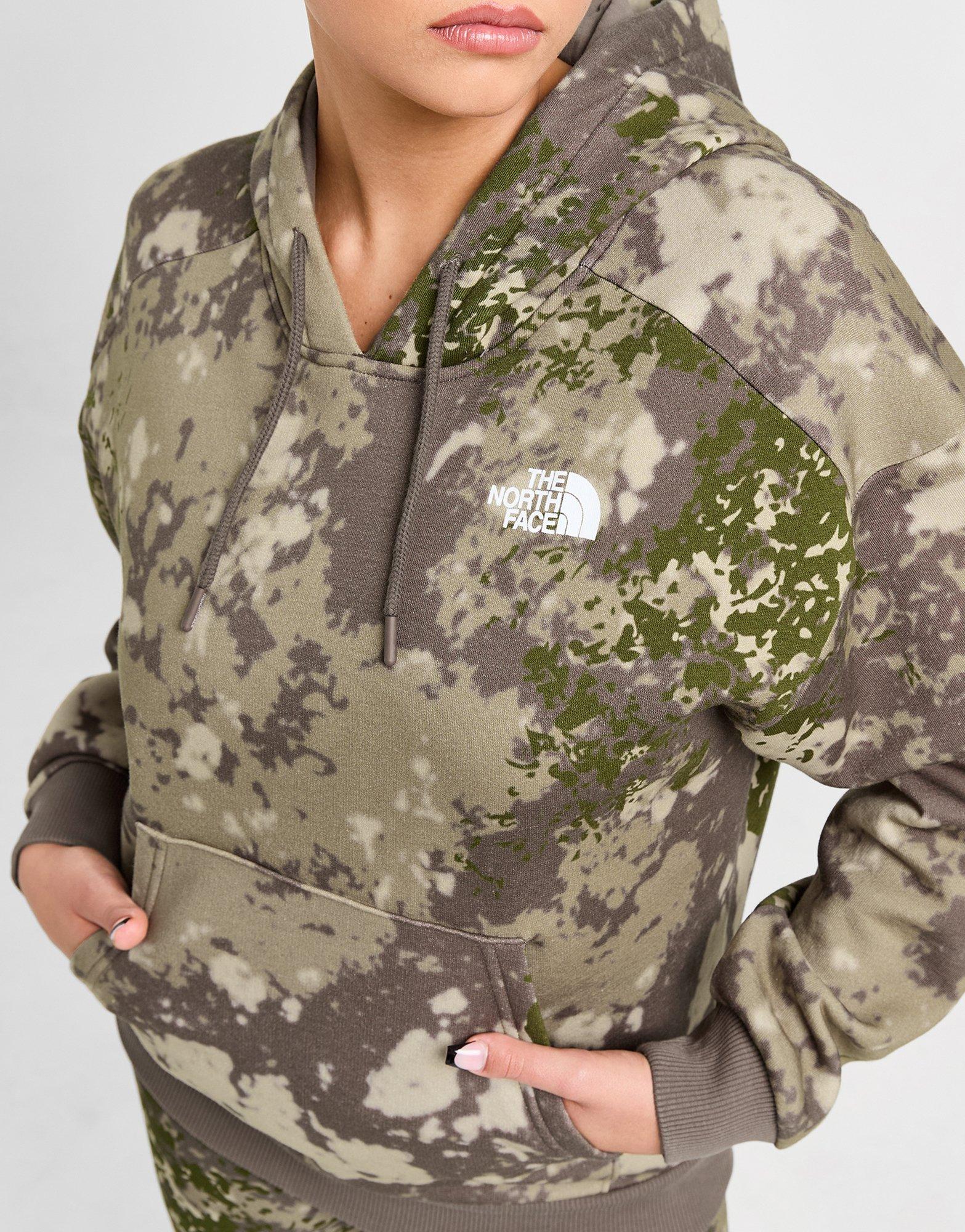 North face camo sweatshirt hot sale