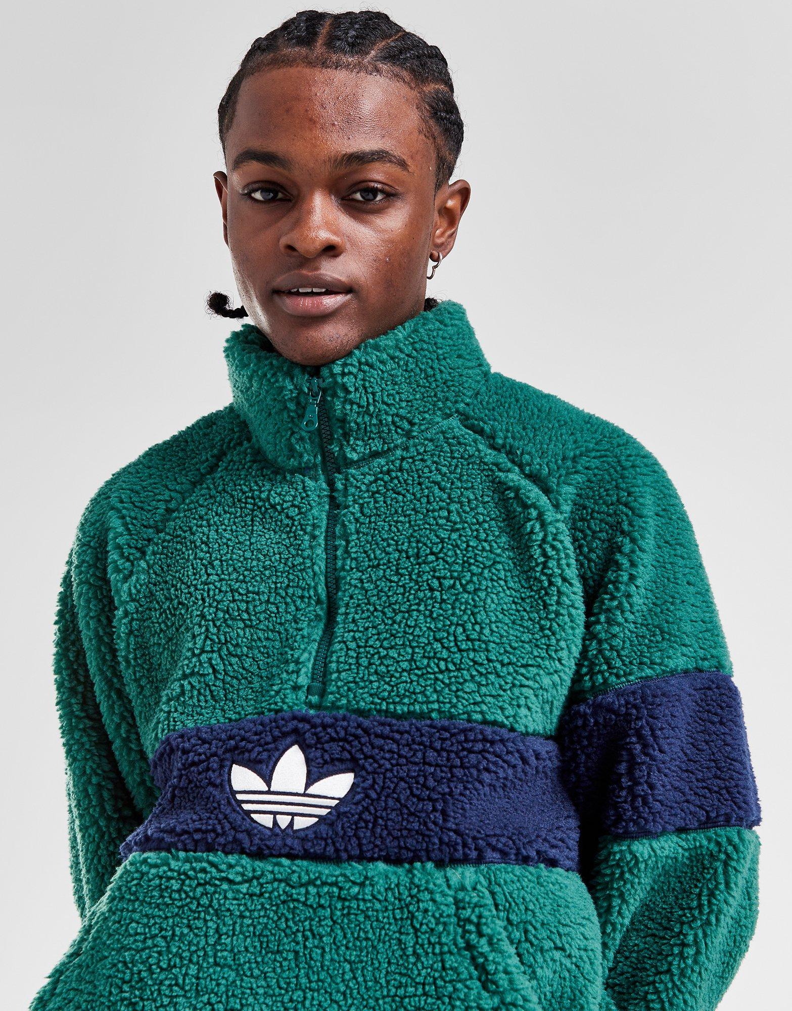 Adidas sherpa cheap sweatshirt