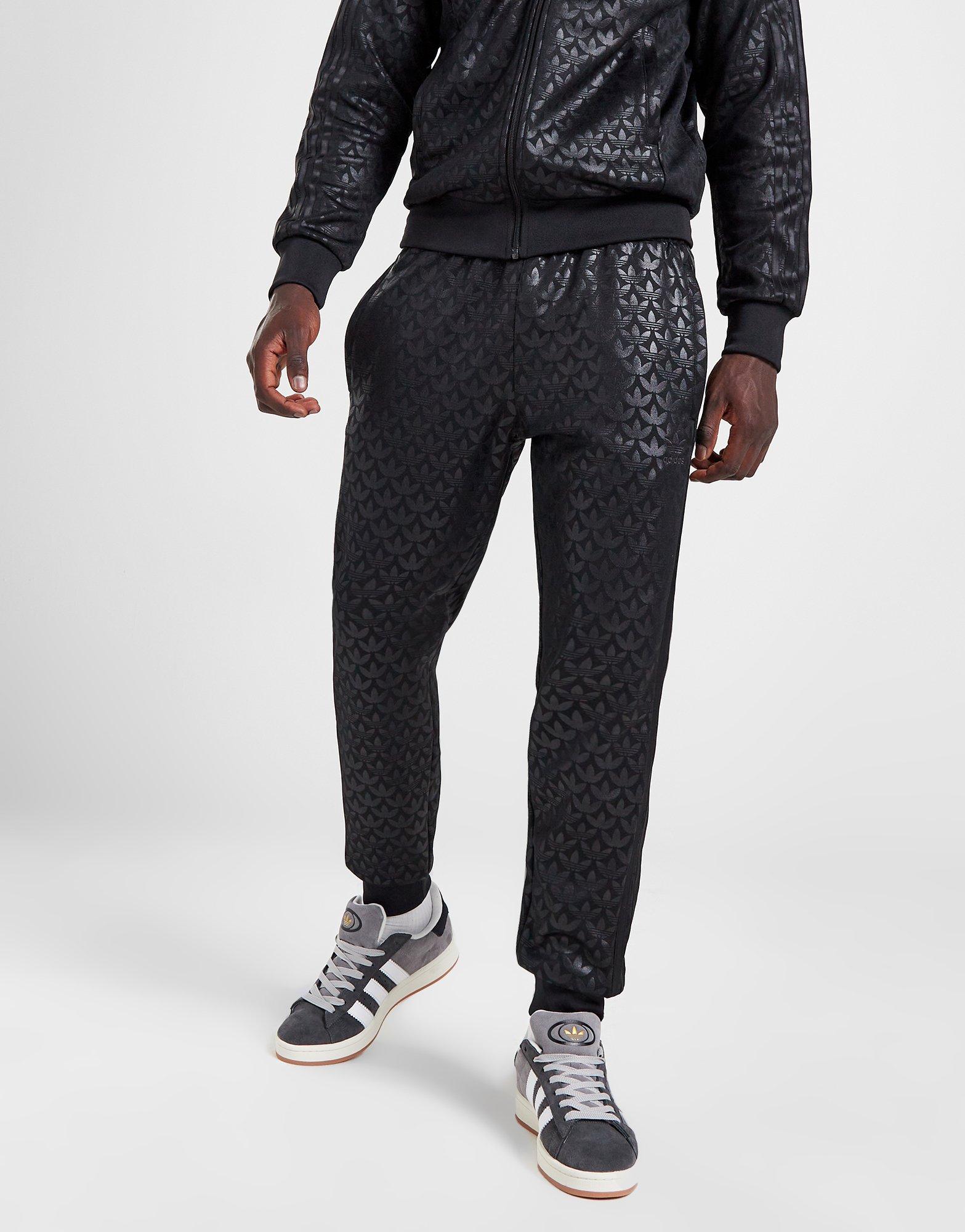 Black adidas Originals SST Mono Track Pants - JD Sports Global