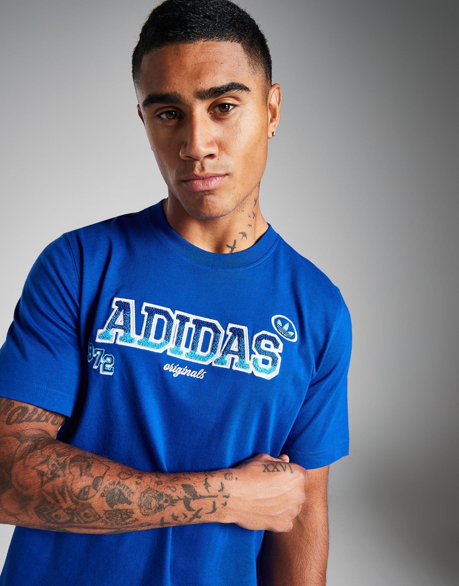 Royal blue shop adidas shirt