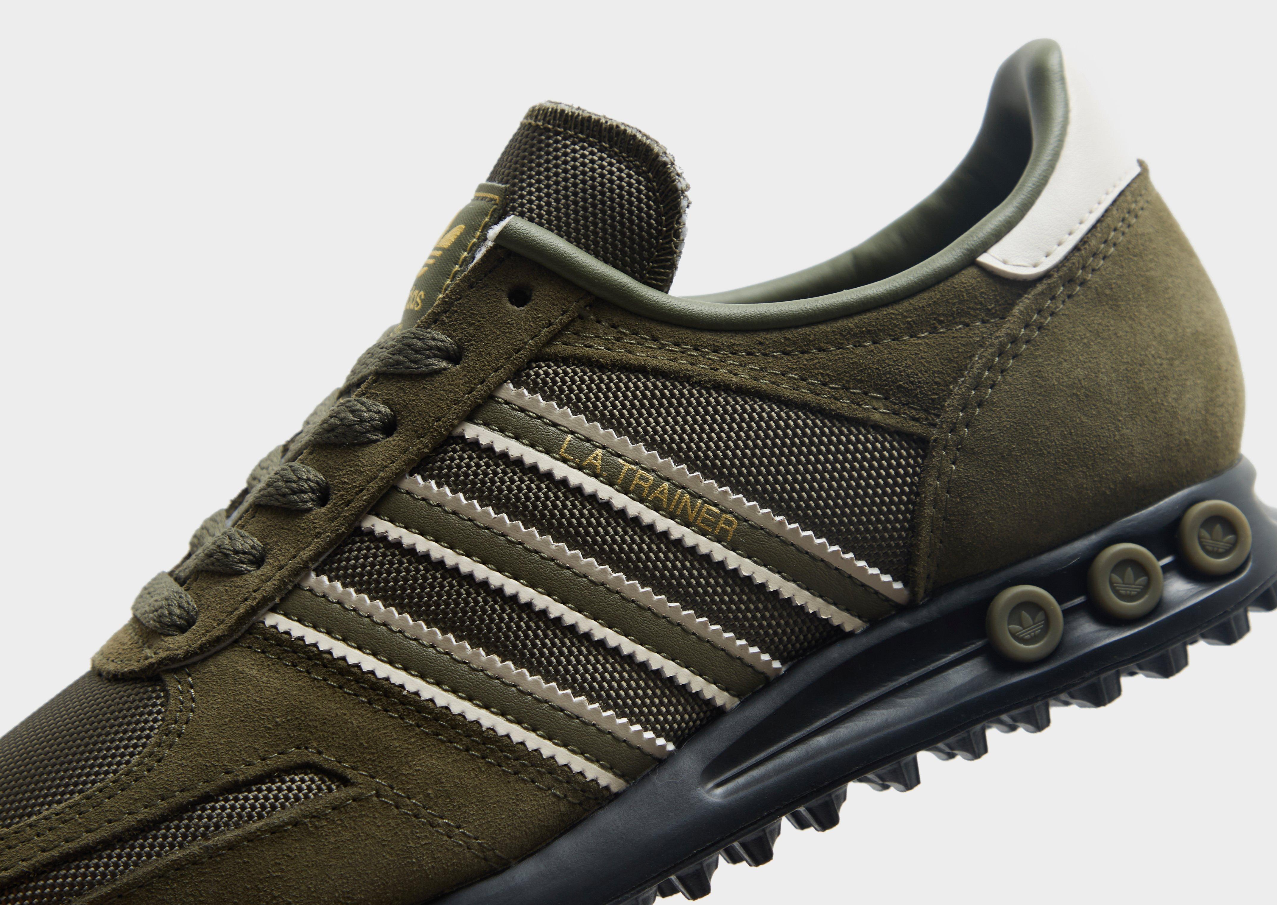 Adidas la sale trainer olive green