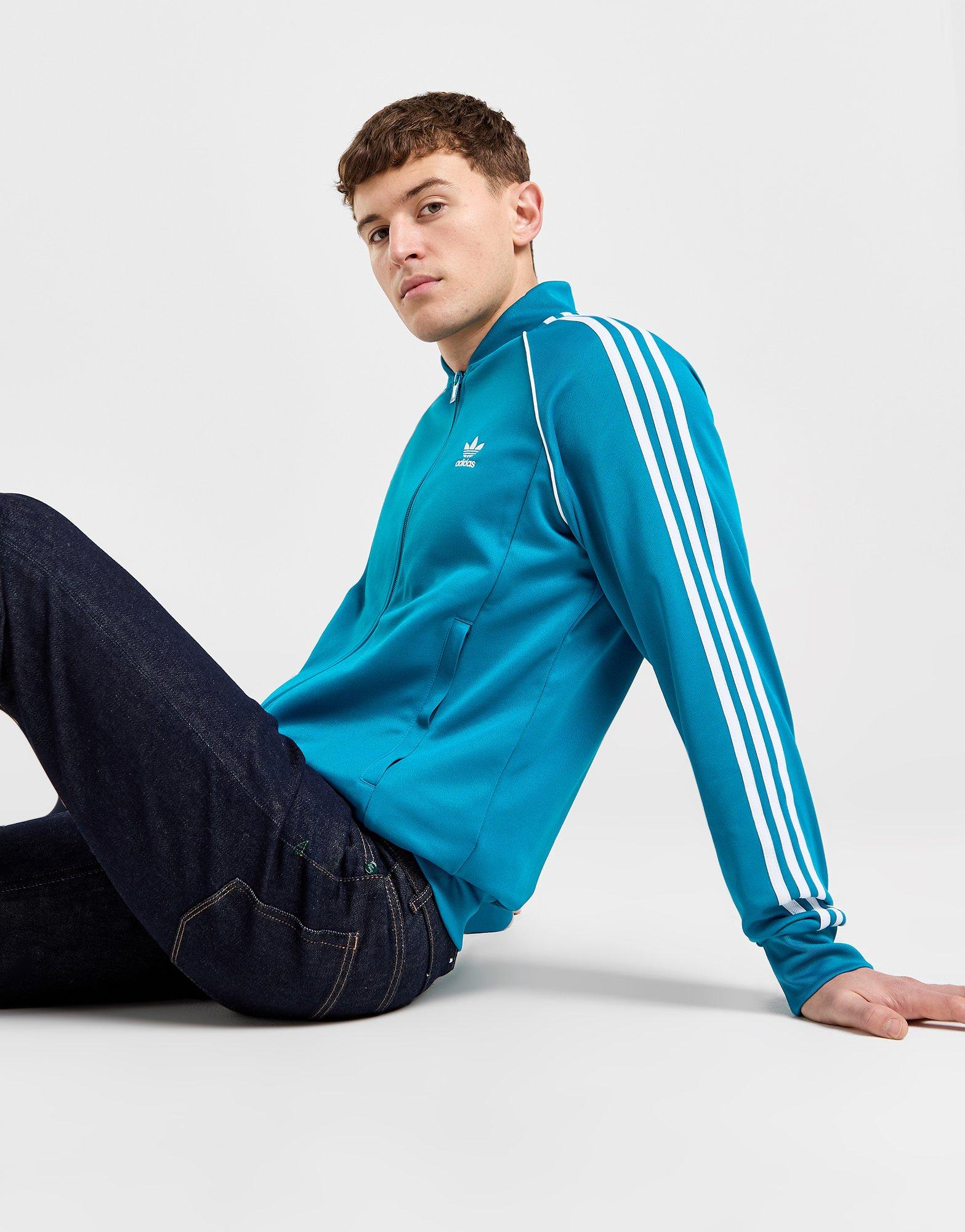 Blue adidas Originals SST Track Top - JD Sports