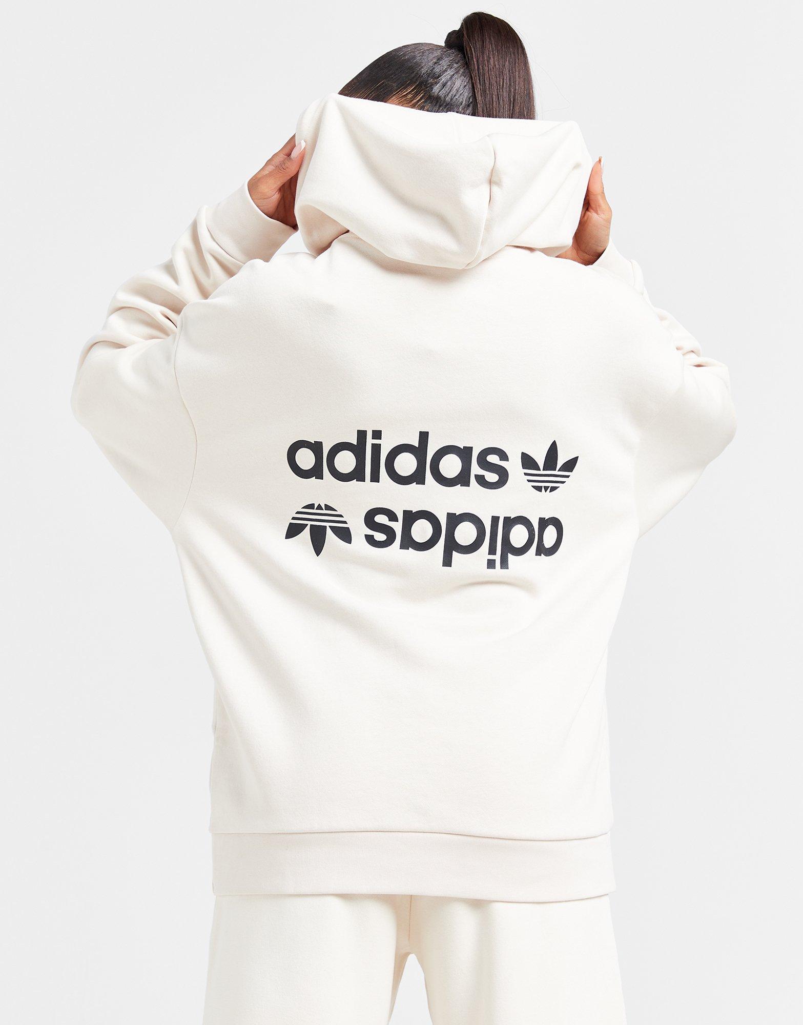 Adidas originals sudadera 2025 linear crop overhead