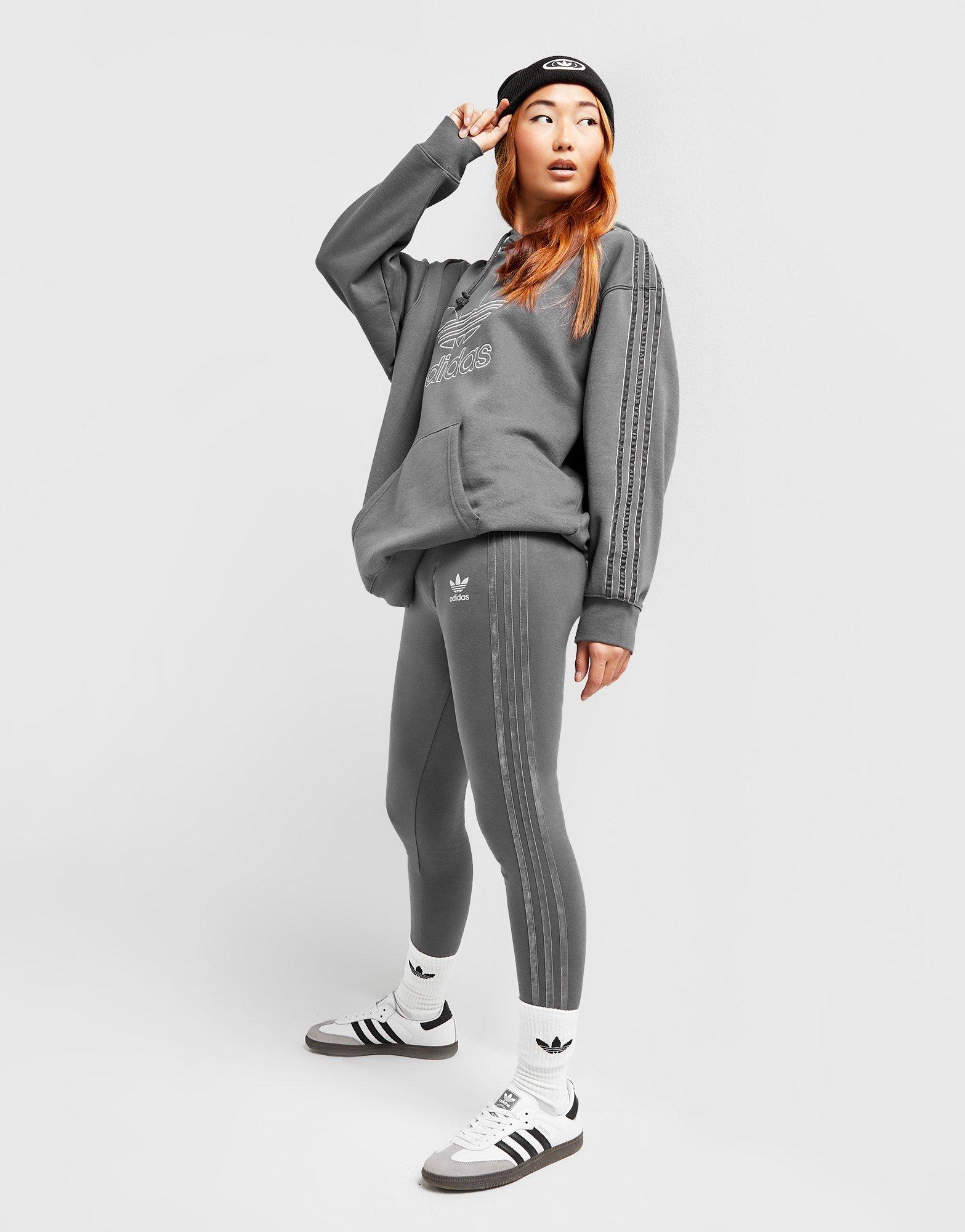 Grey adidas leggings on sale topshop