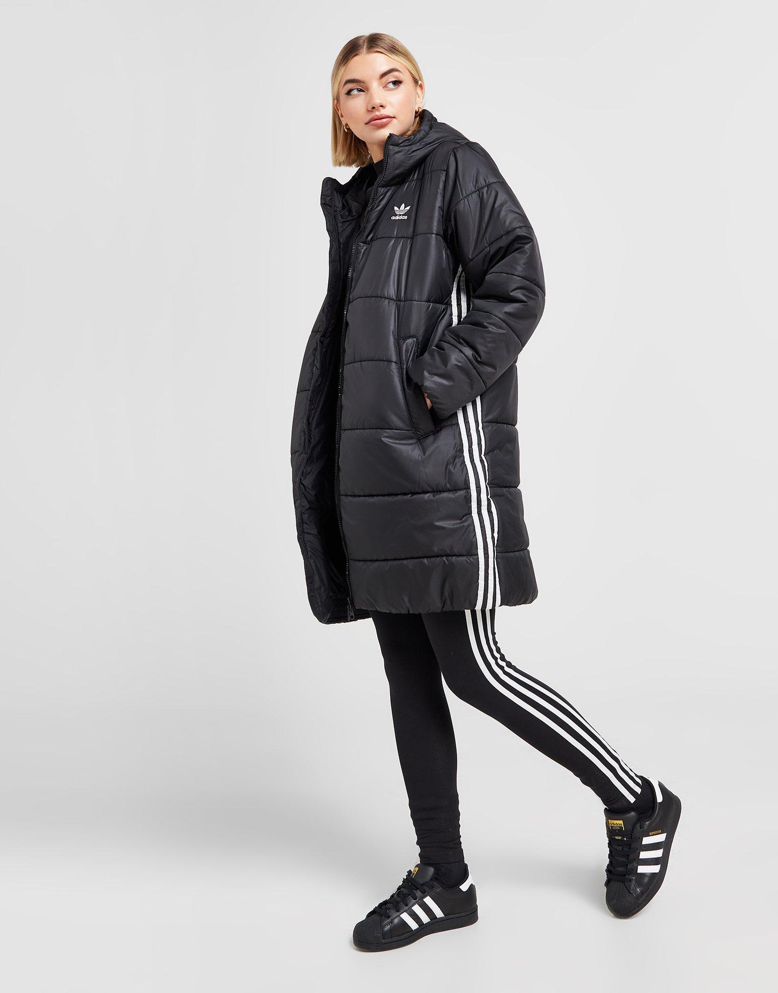 adidas Originals 3-Stripes Long Padded Jacket