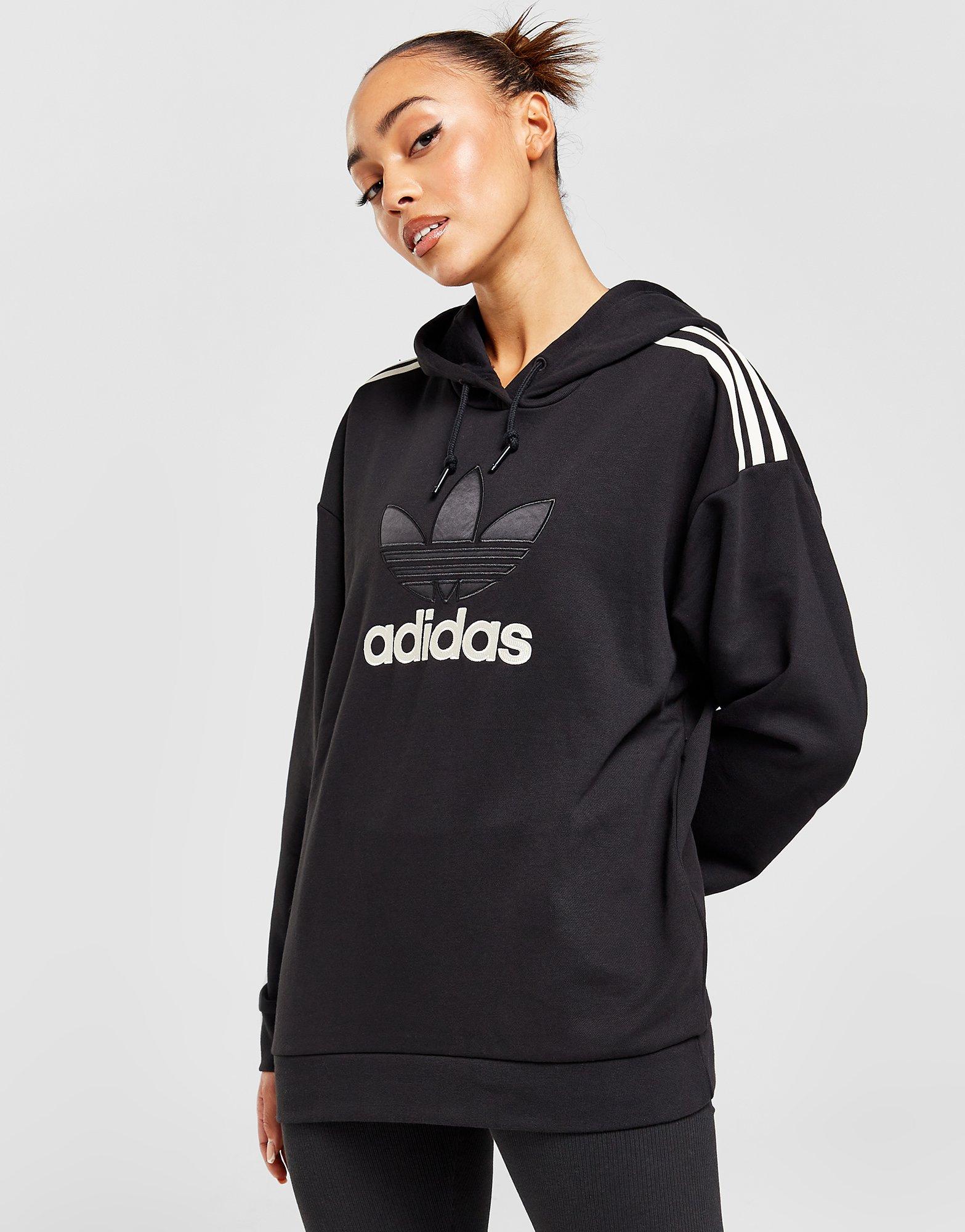 Adidas originals trefoil sale overhead hoodie