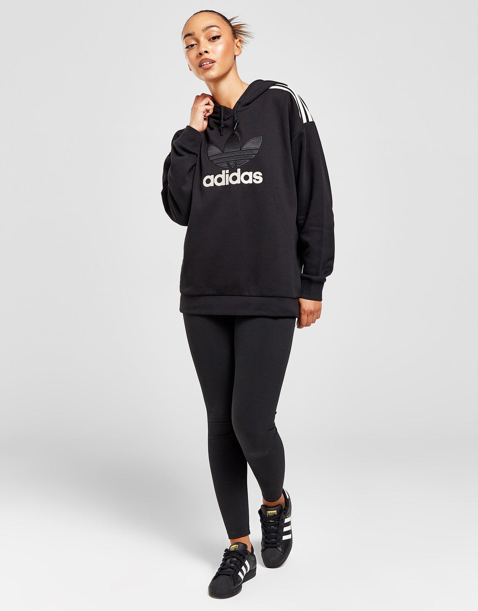 adidas Originals Satin Trefoil Overhead Hoodie
