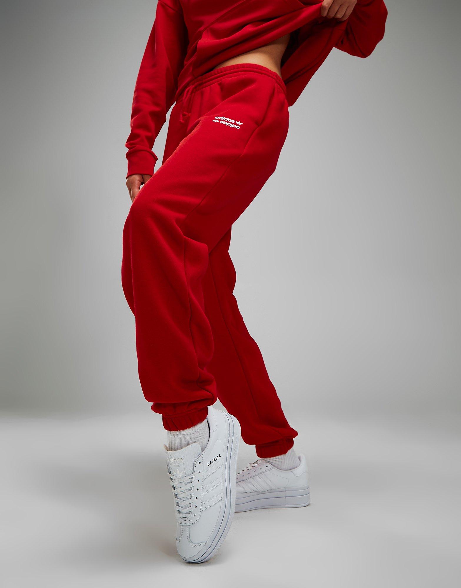 Adidas jogging store rouge