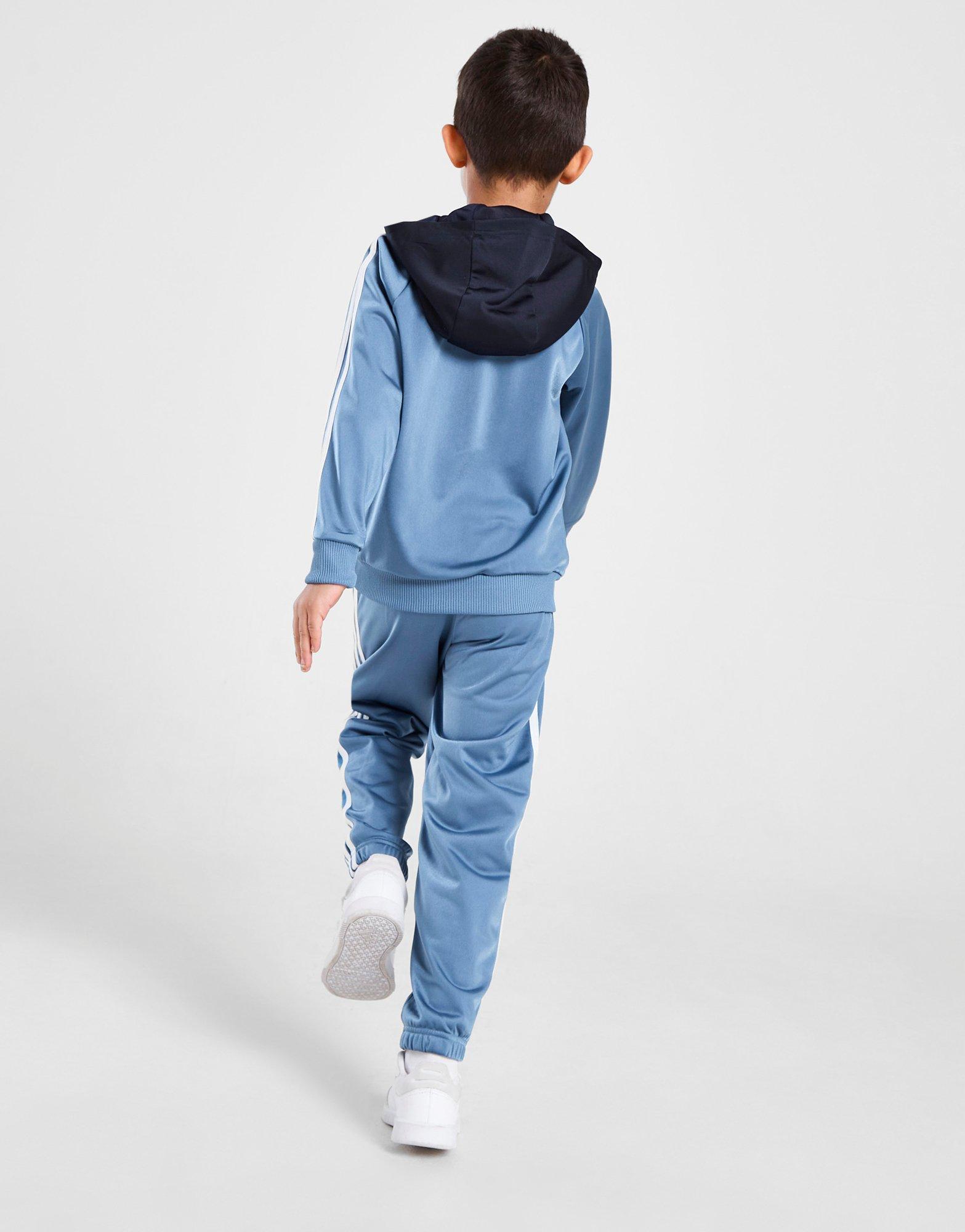 adidas Badge of Sport Poly Overhead Tracksuit Children