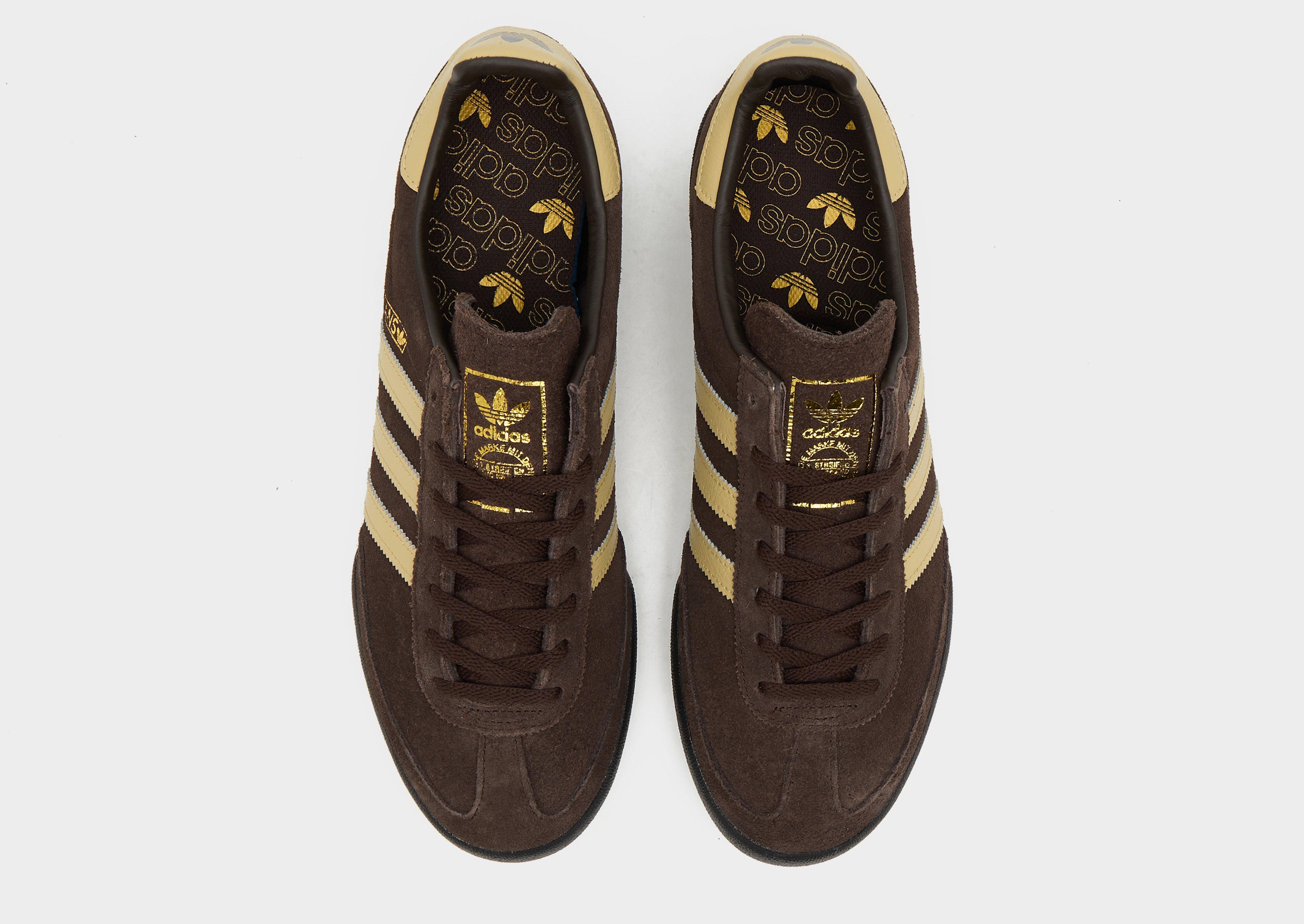 Adidas jeans shoes shop brown leather