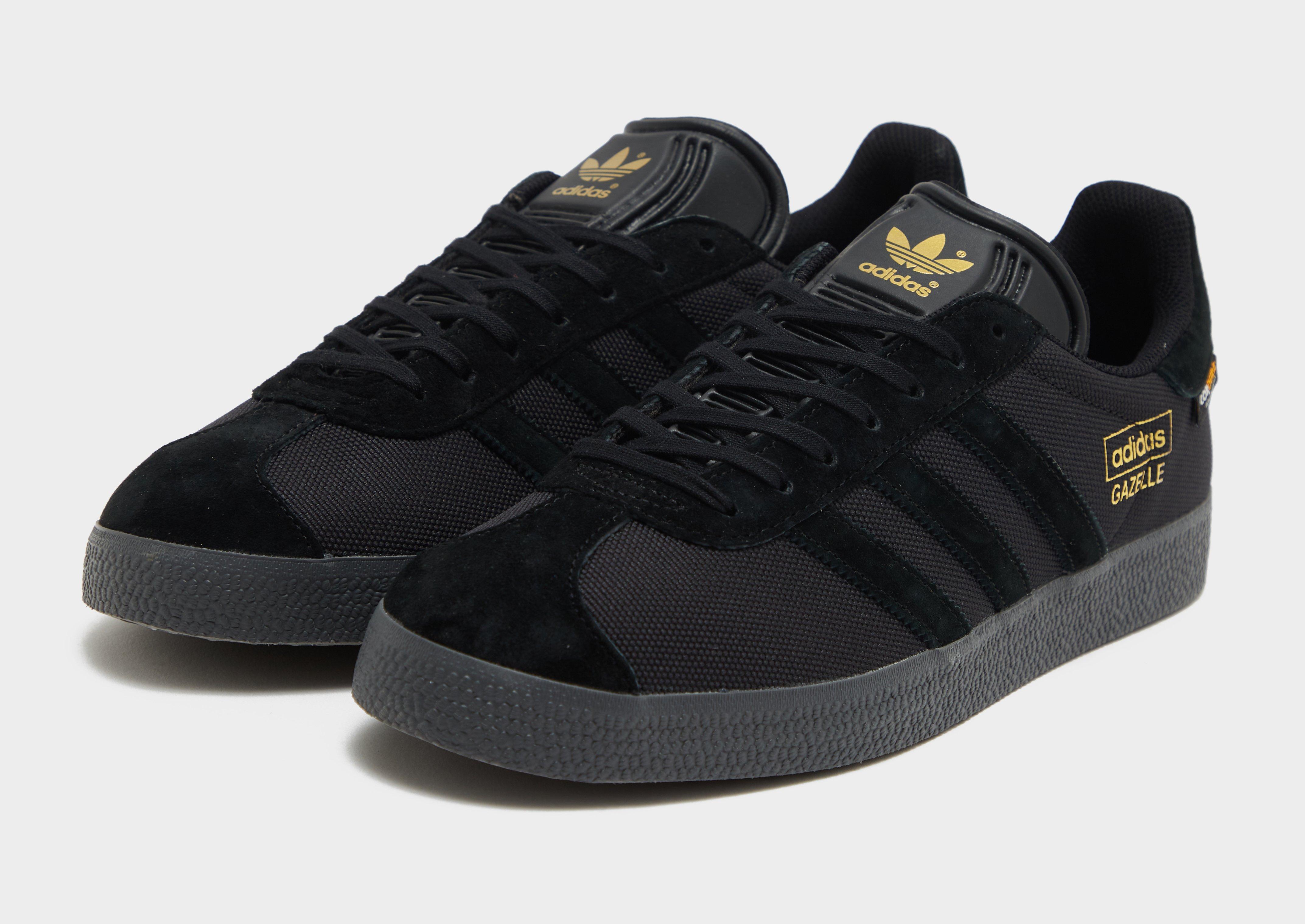 Black adidas gazelle clearance mens