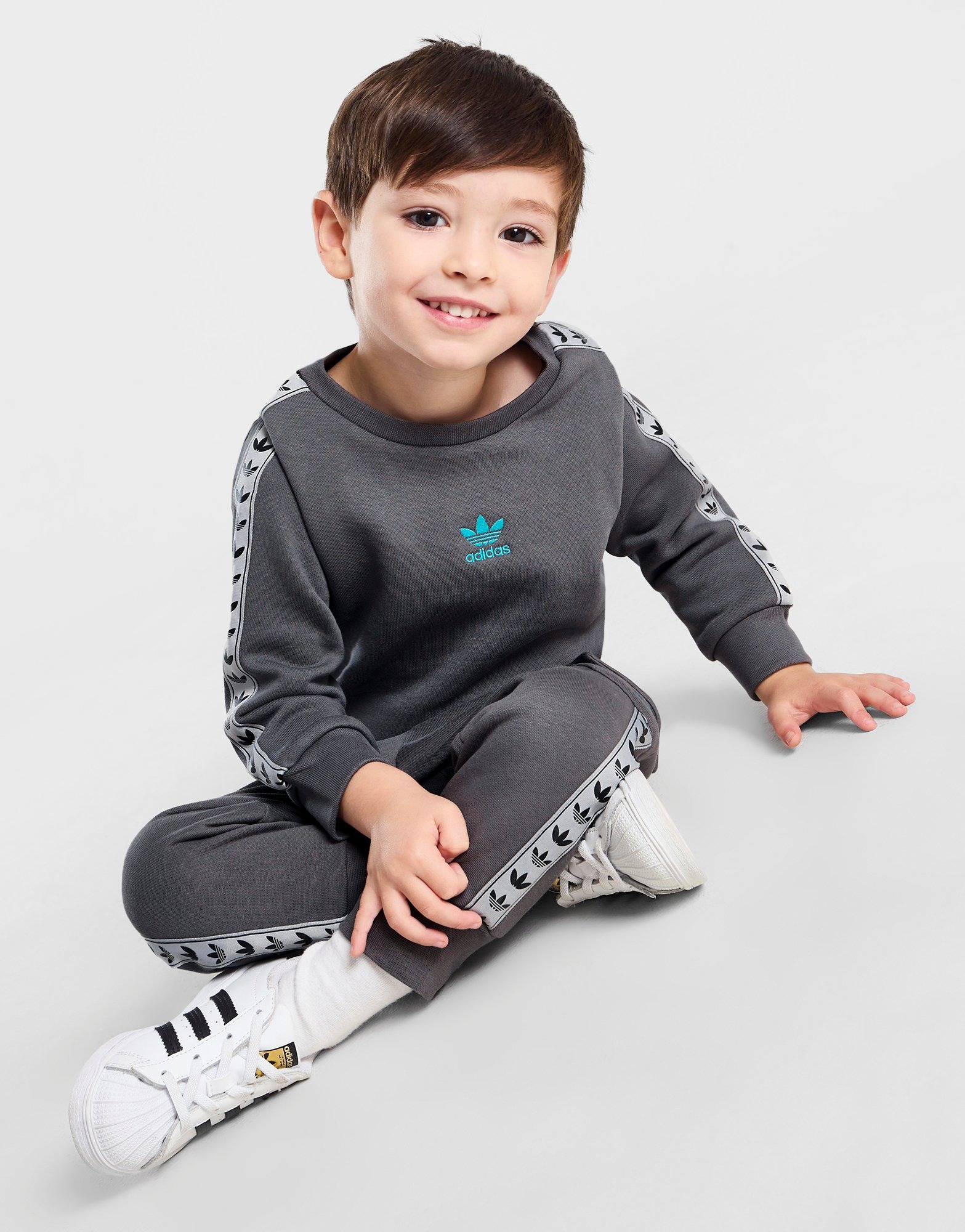 Grijs adidas Originals Tape Cargo Tracksuit Infant JD Sports