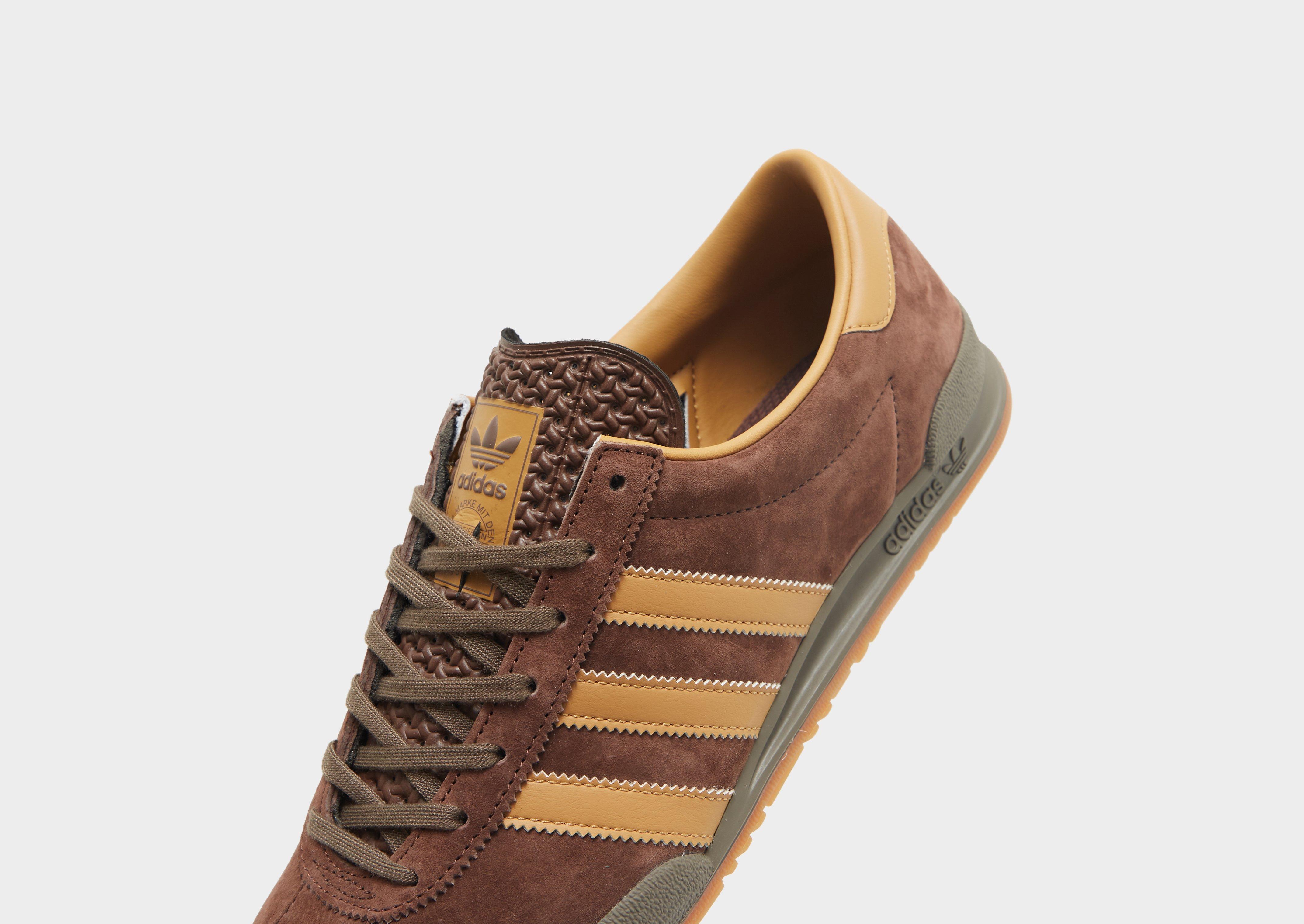 Mens brown adidas deals trainers